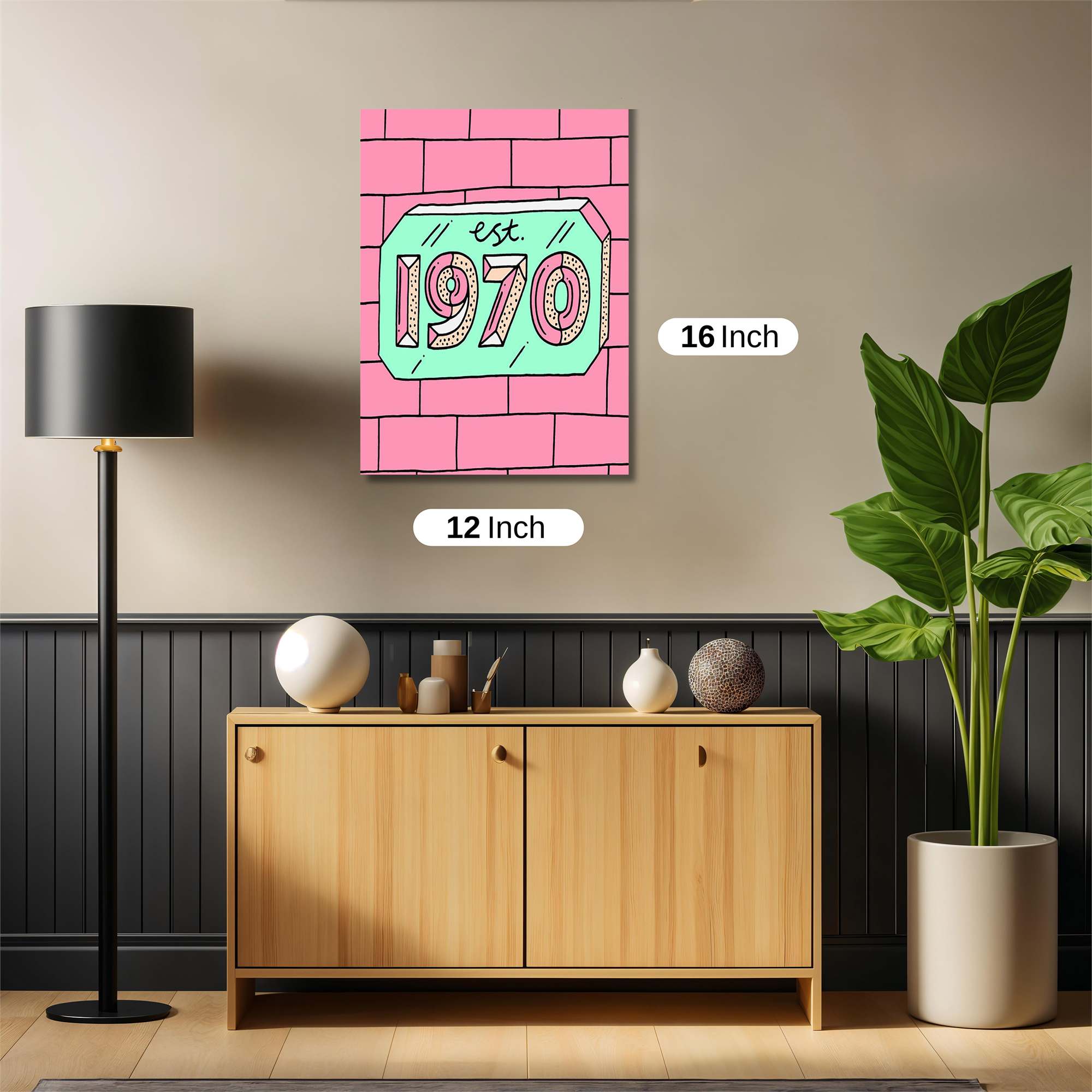 Seventies Whimsy Safe Wall Magnetic / M