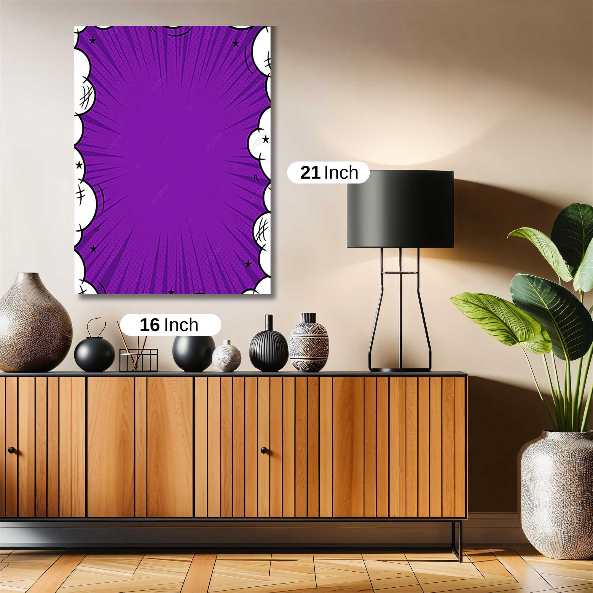 Purple Blast Safe Wall Magnetic / M