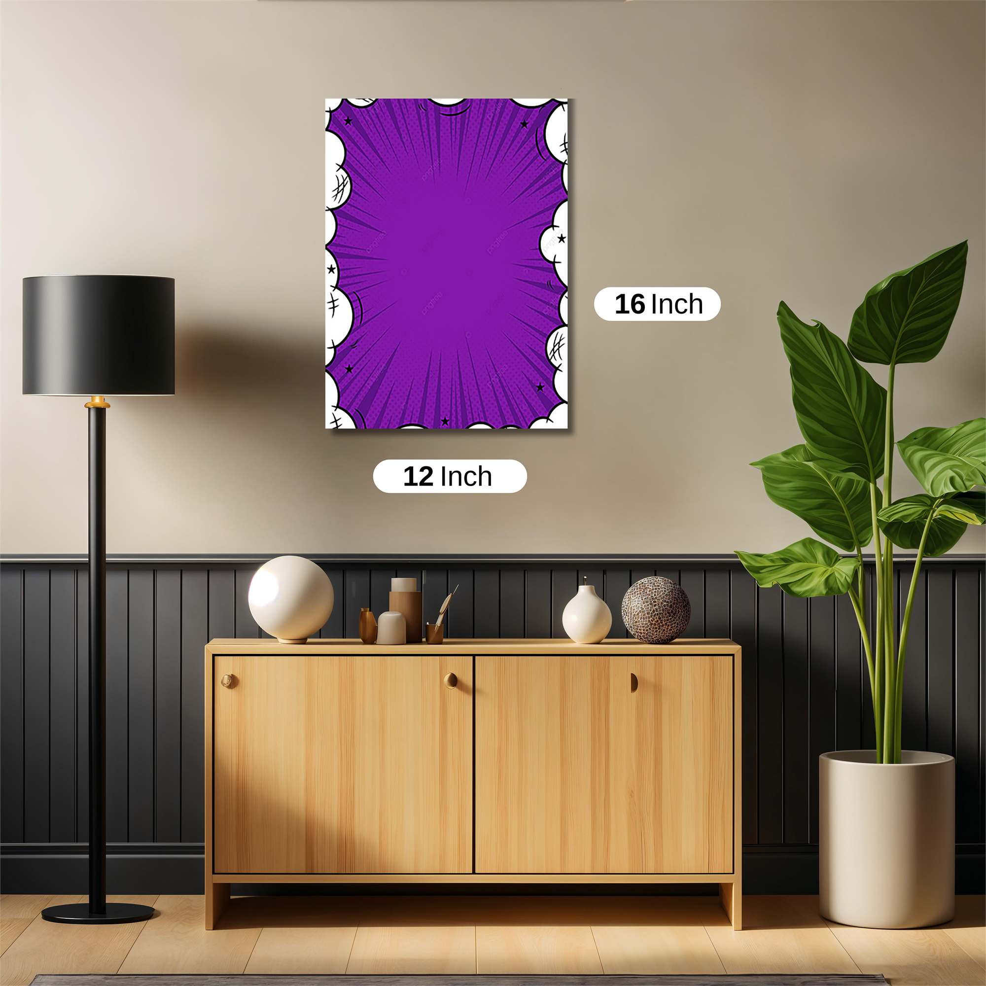 Purple Blast Safe Wall Magnetic / M