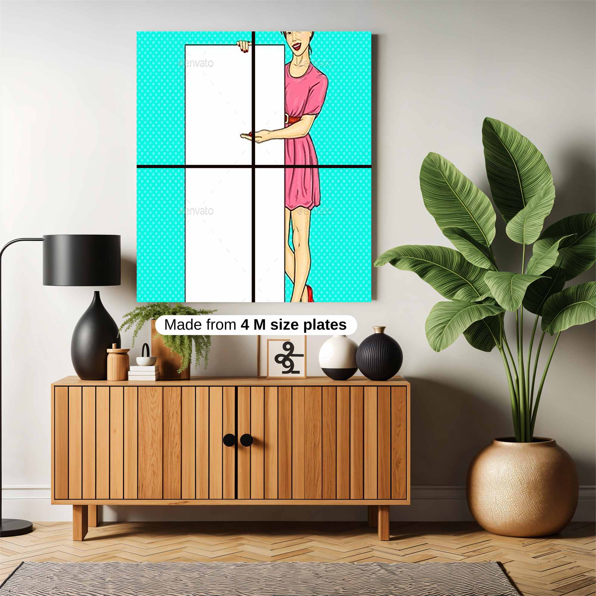 Lady Whimsy Safe Wall Magnetic / M