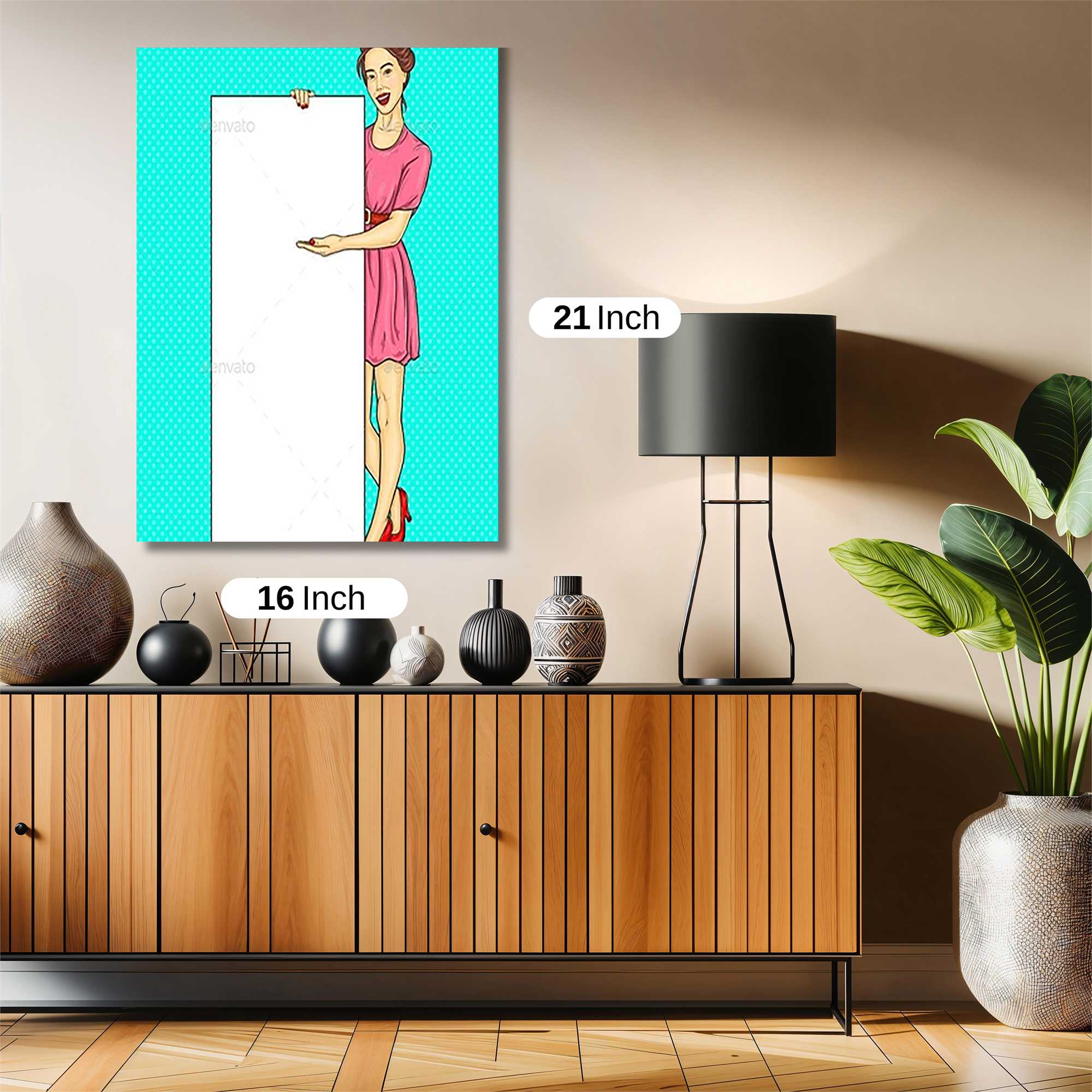 Lady Whimsy Safe Wall Magnetic / M