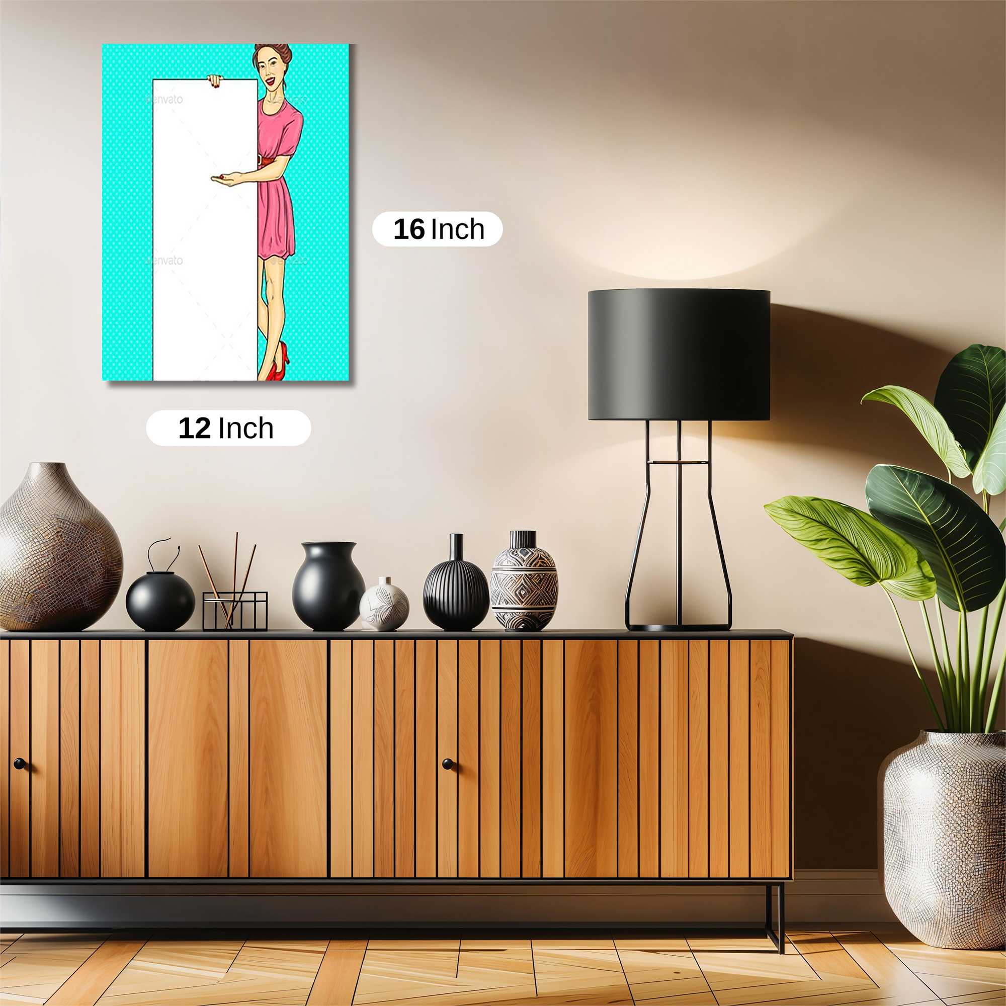 Lady Whimsy Safe Wall Magnetic / M