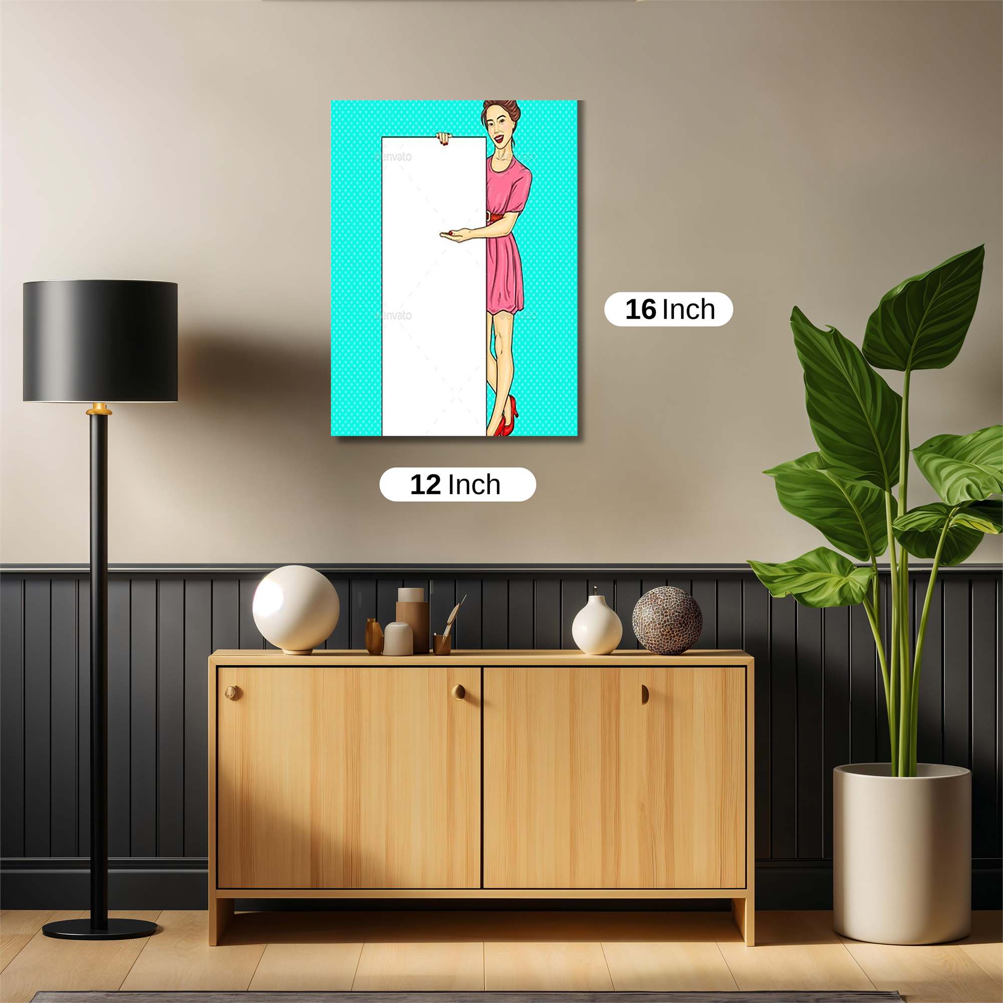 Lady Whimsy Safe Wall Magnetic / M