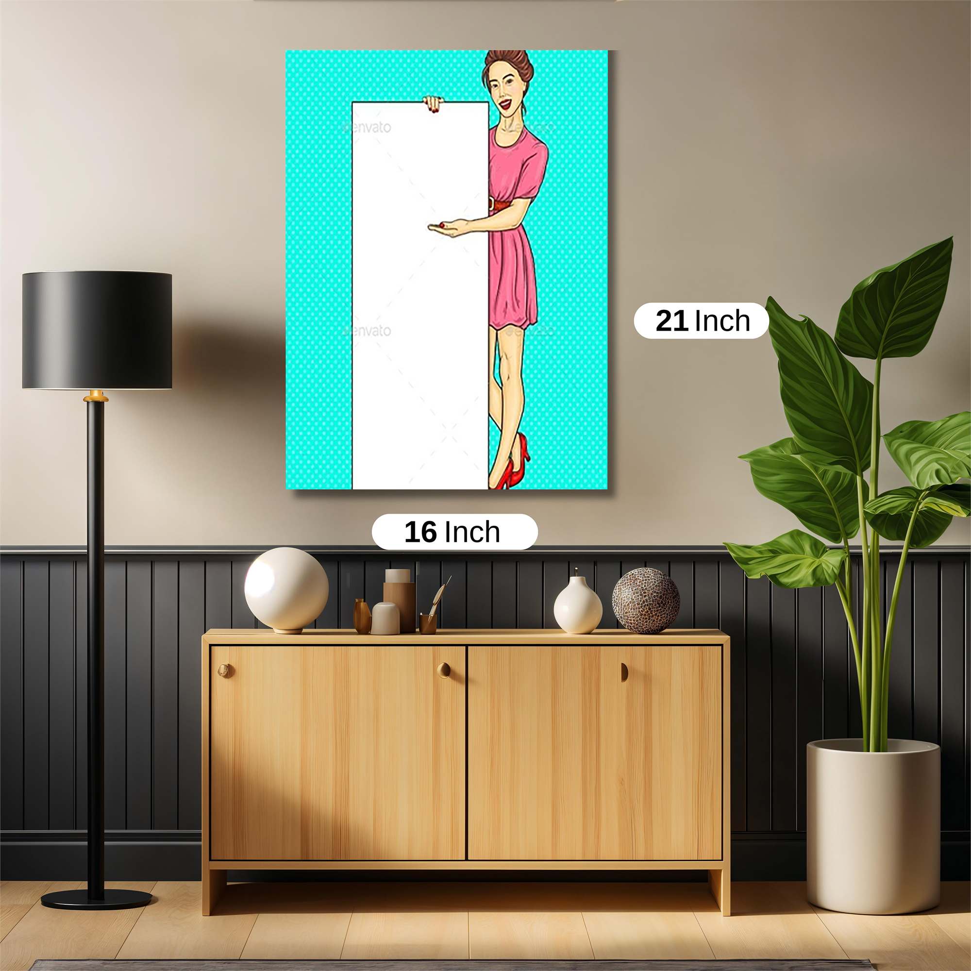 Lady Whimsy Safe Wall Magnetic / M
