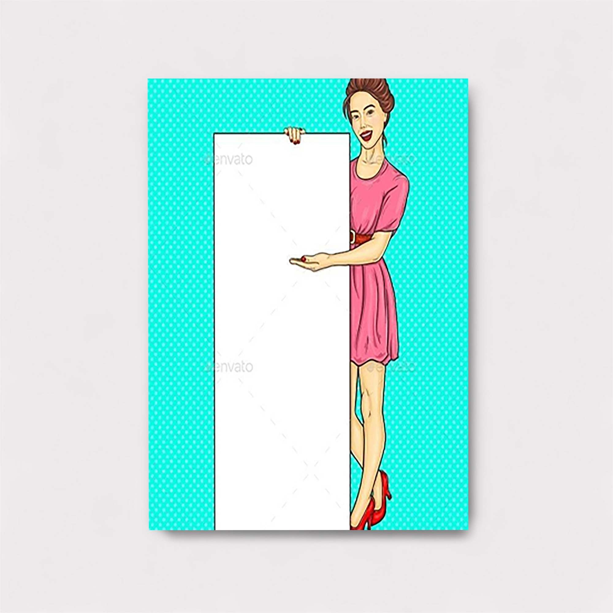 Lady Whimsy Safe Wall Magnetic / M
