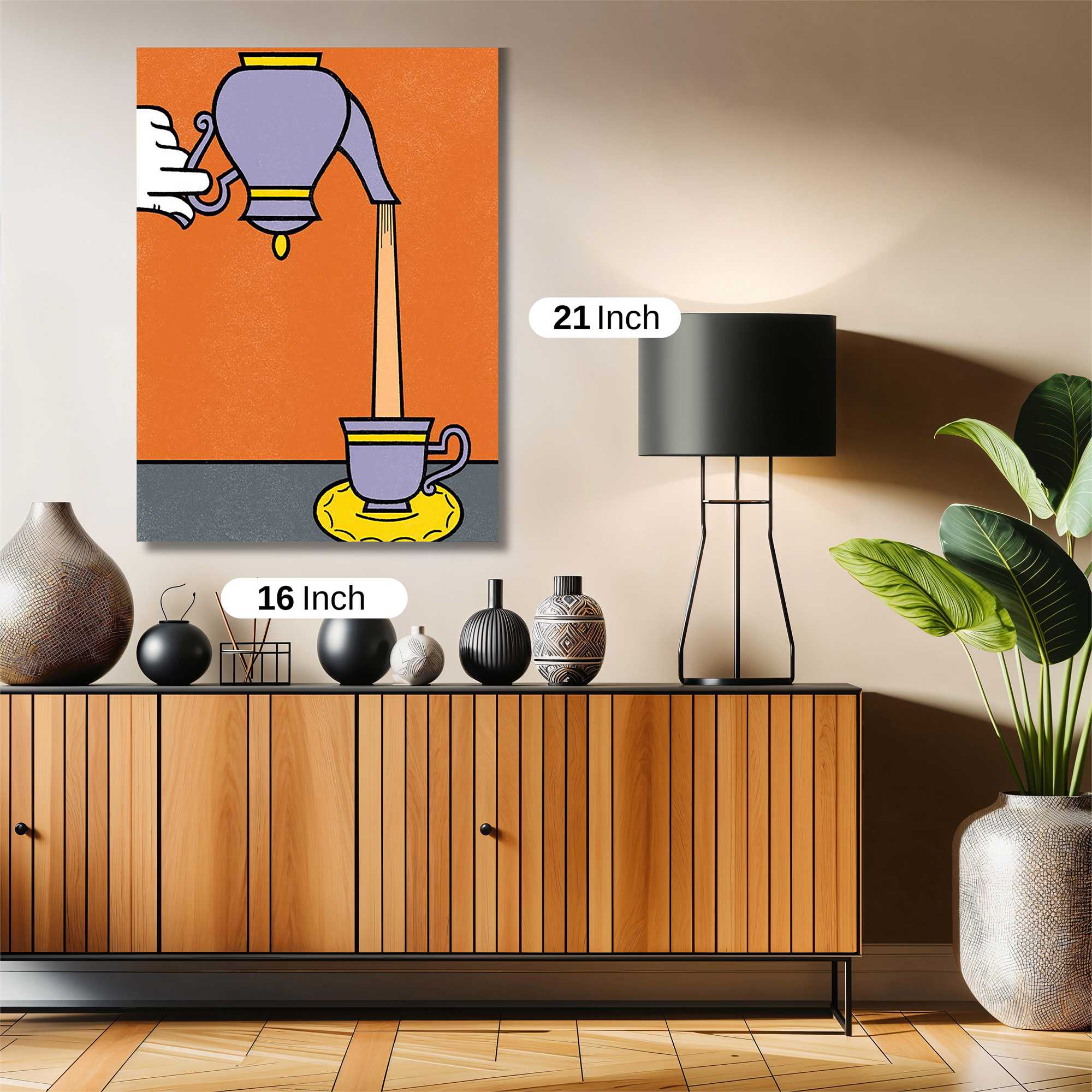 Teapot Tranquil Safe Wall Magnetic / M