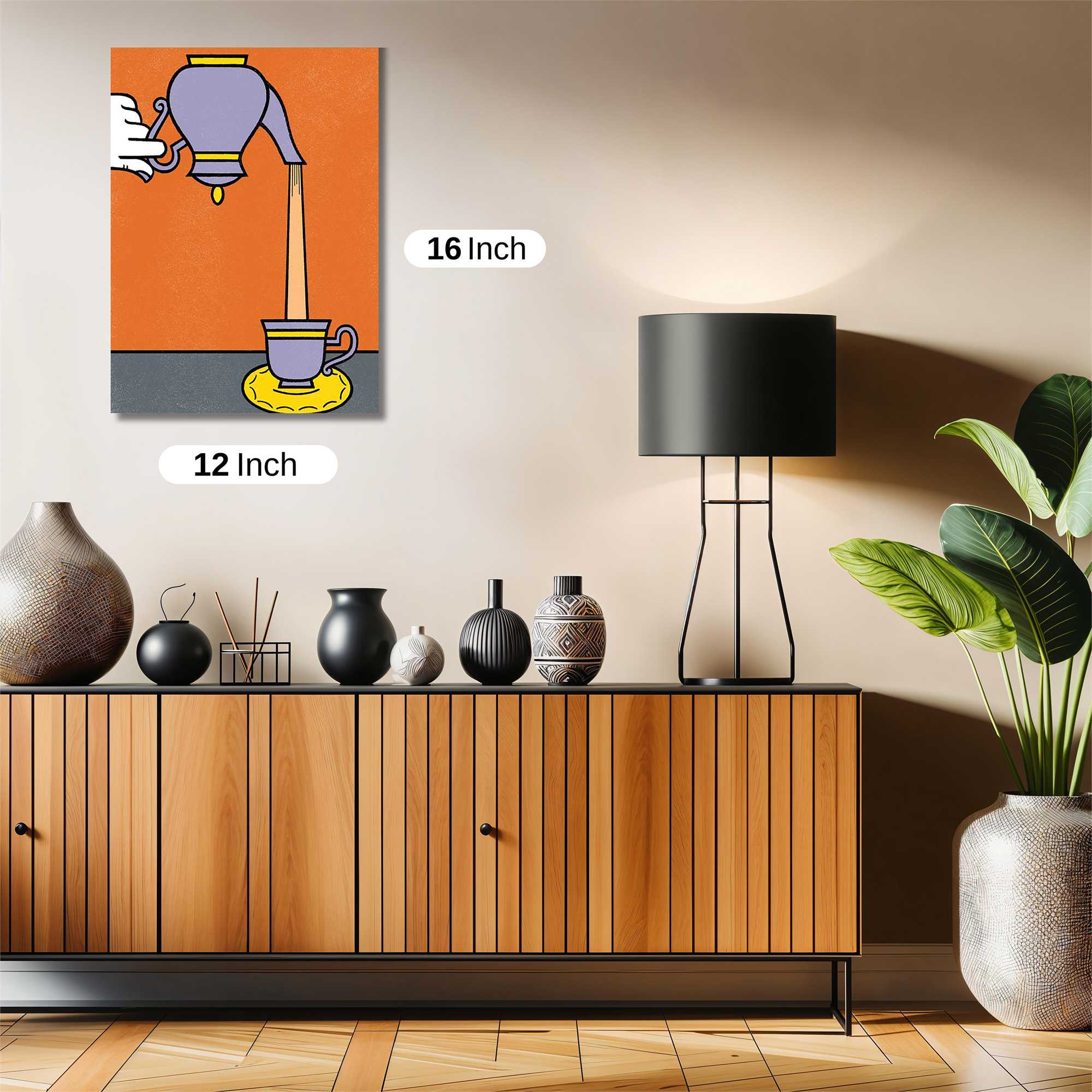 Teapot Tranquil Safe Wall Magnetic / M