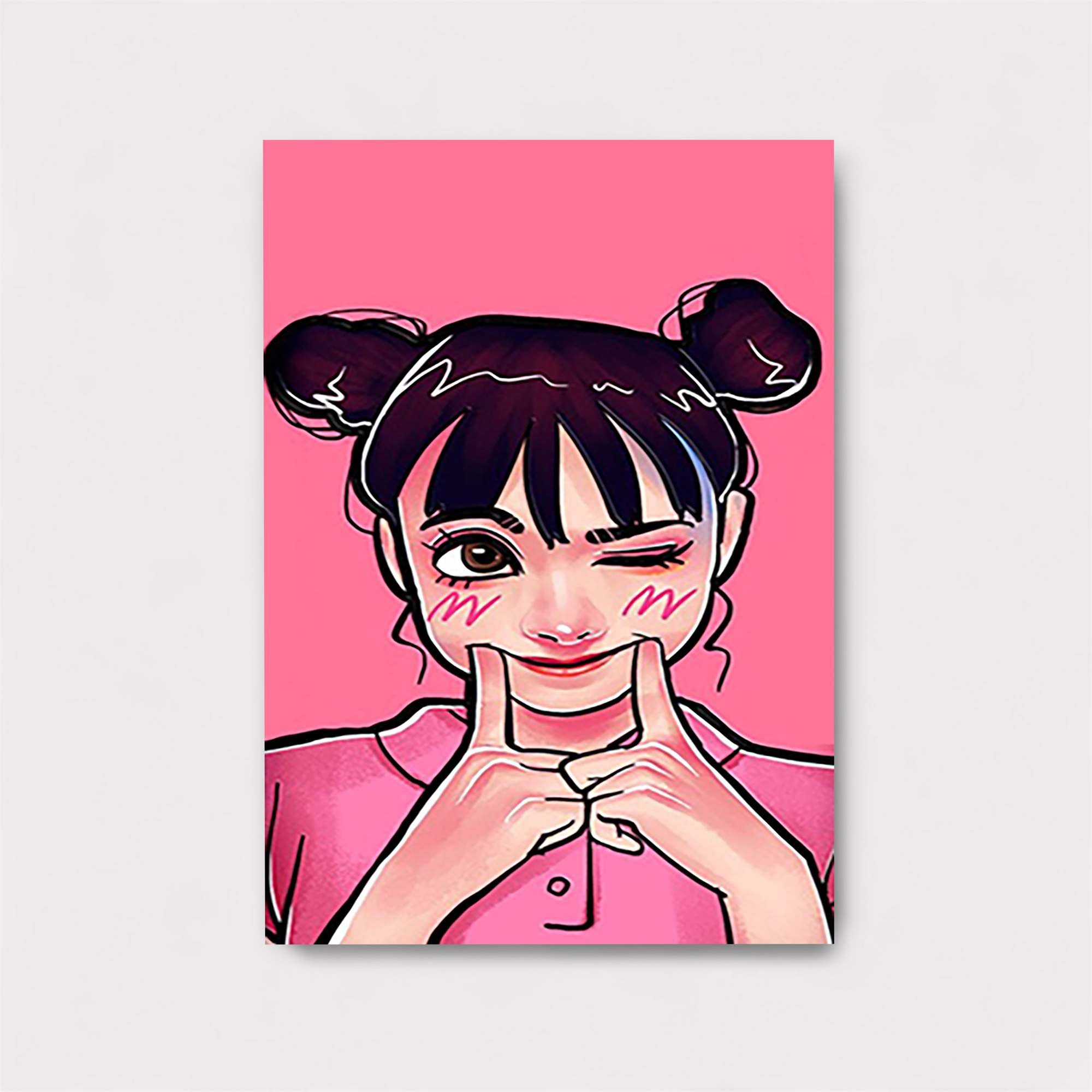 Winking Whimsy Safe Wall Magnetic / M