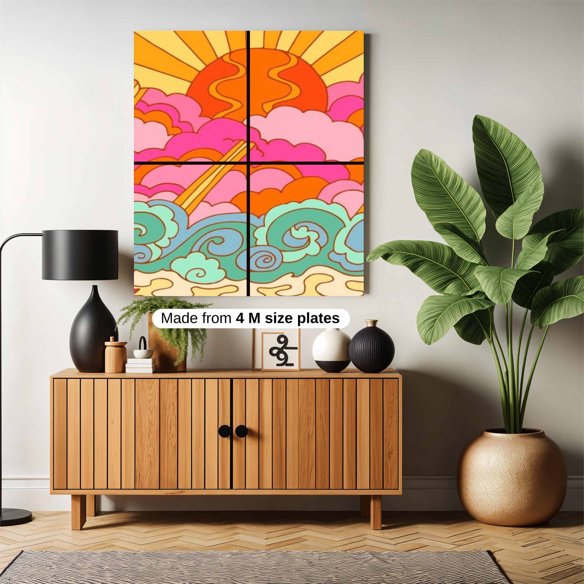 Sunrise Bliss Safe Wall Magnetic / M