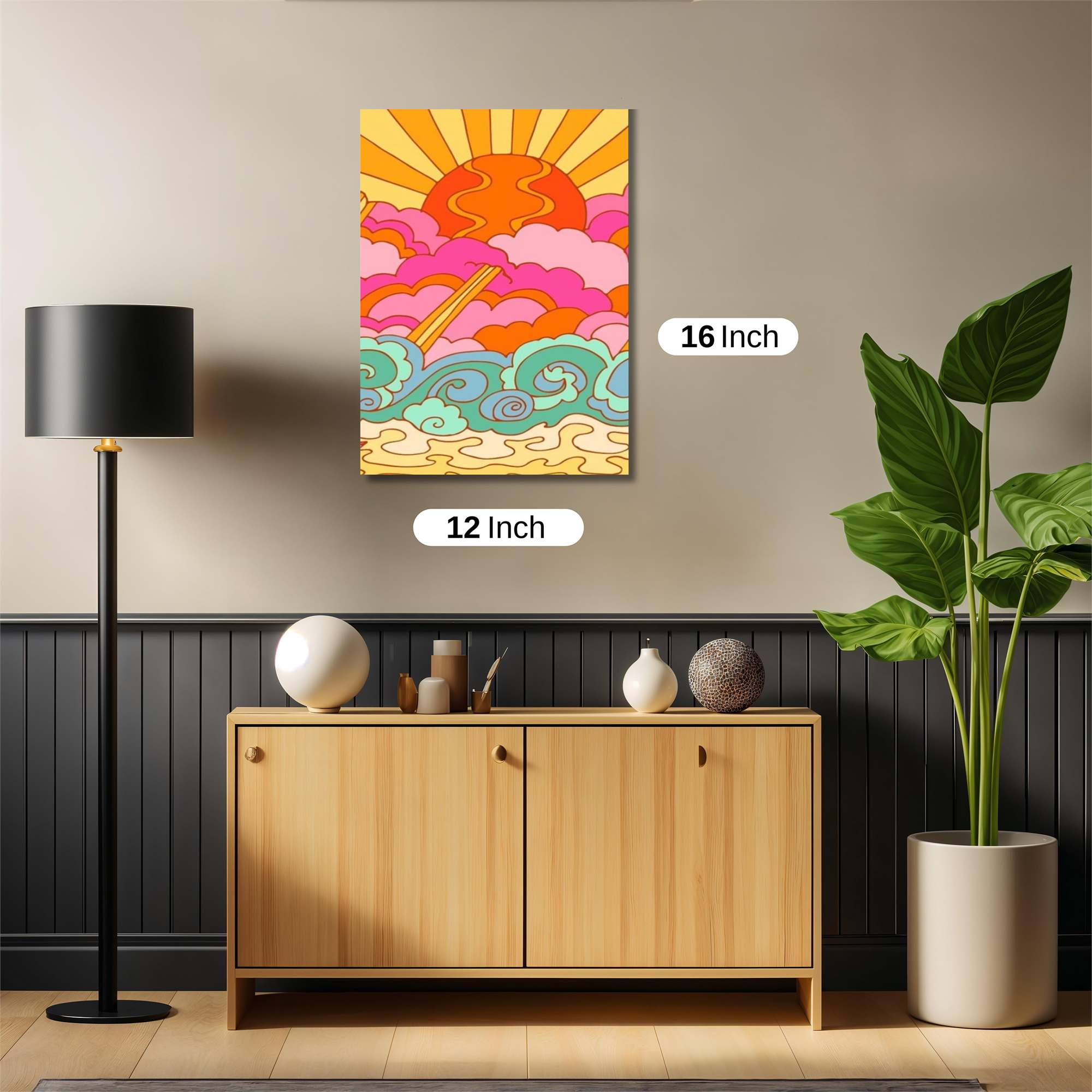 Sunrise Bliss Safe Wall Magnetic / M