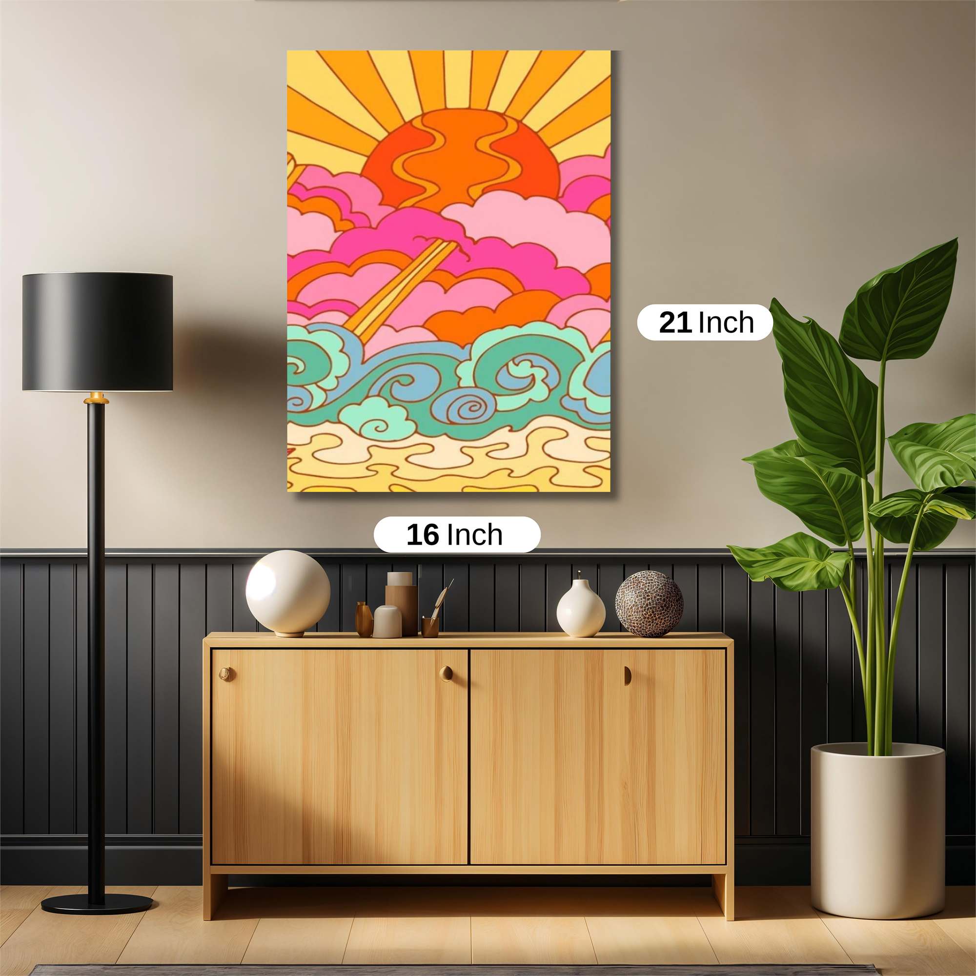 Sunrise Bliss Safe Wall Magnetic / M