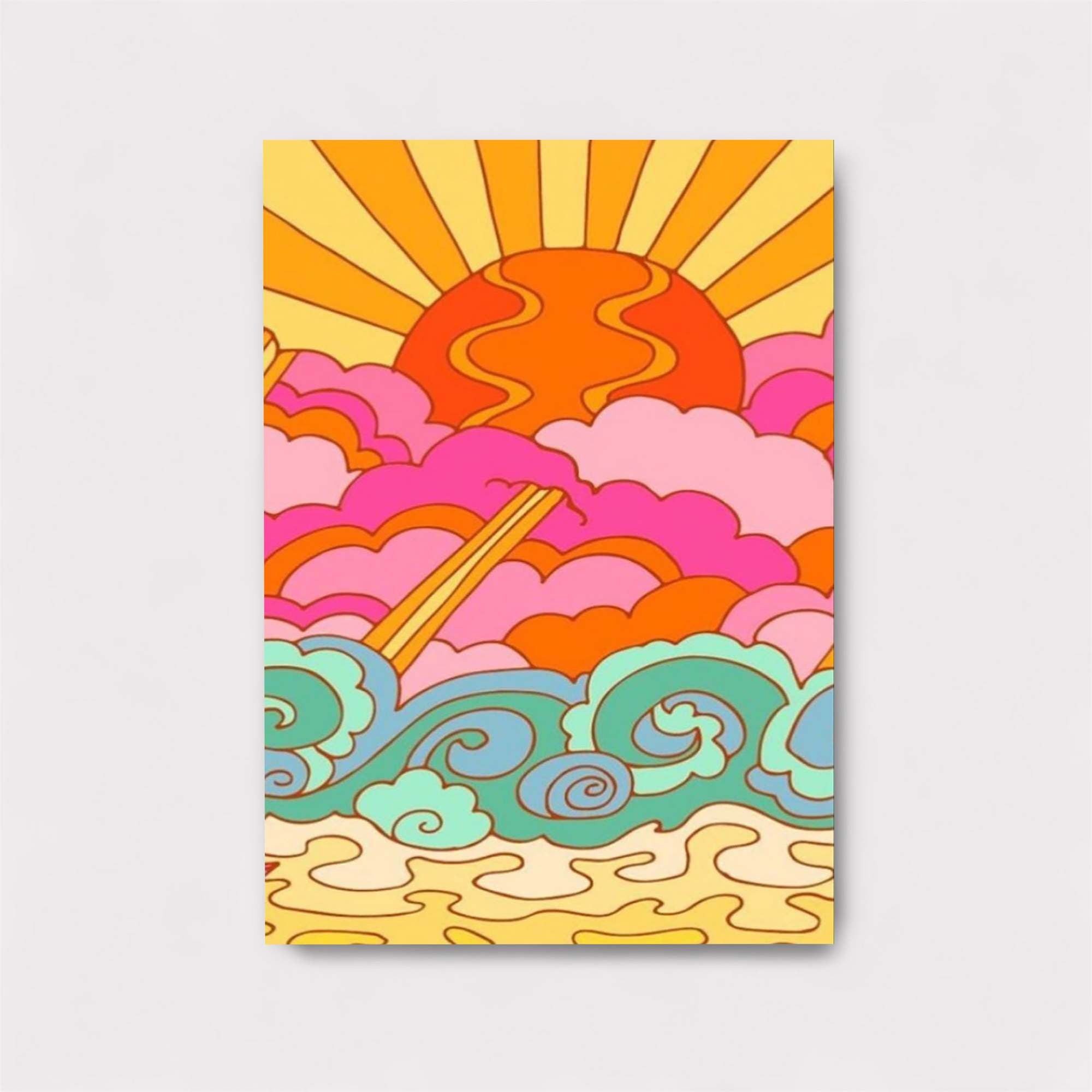 Sunrise Bliss Safe Wall Magnetic / M