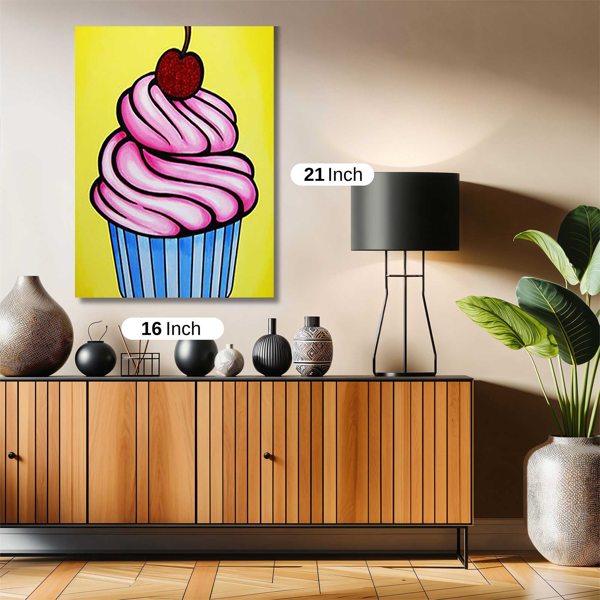 Cupcake Delight Safe Wall Magnetic / M