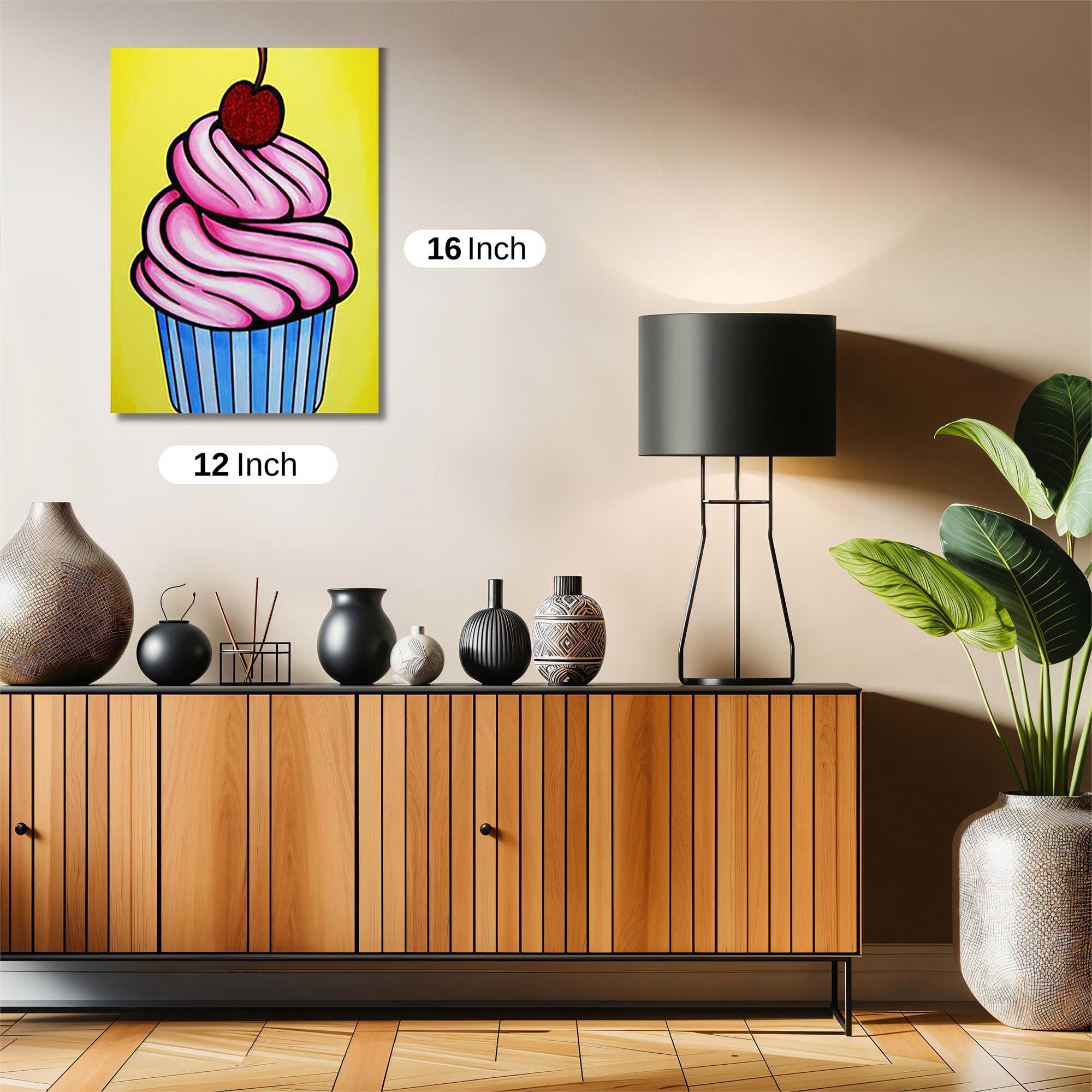 Cupcake Delight Safe Wall Magnetic / M