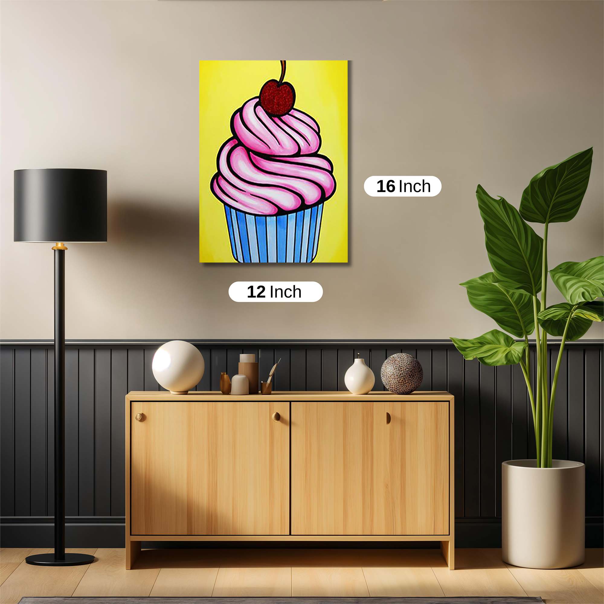 Cupcake Delight Safe Wall Magnetic / M