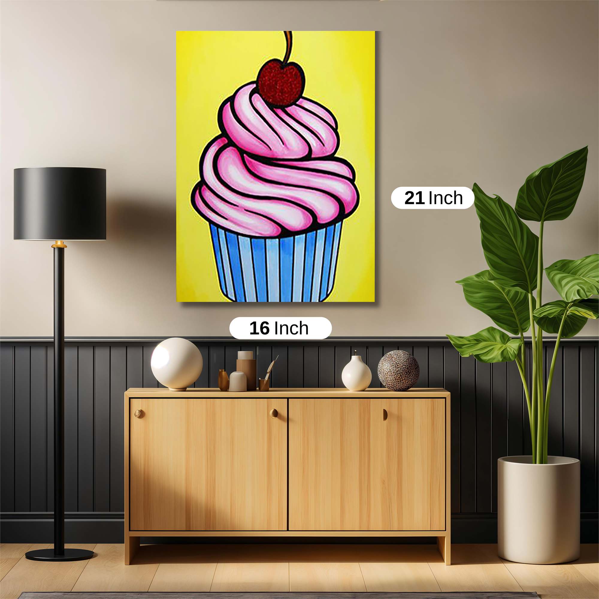 Cupcake Delight Safe Wall Magnetic / M
