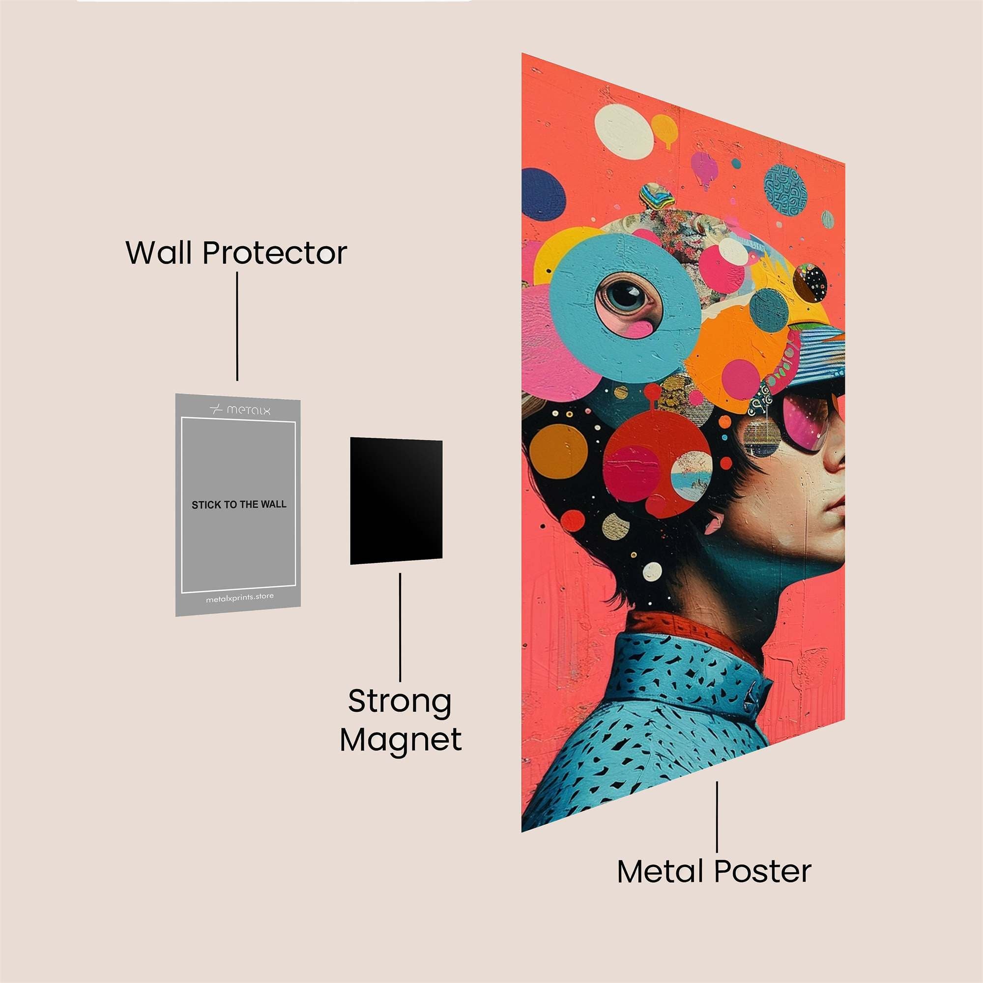 Thoughtful Dreamer Safe Wall Magnetic / M