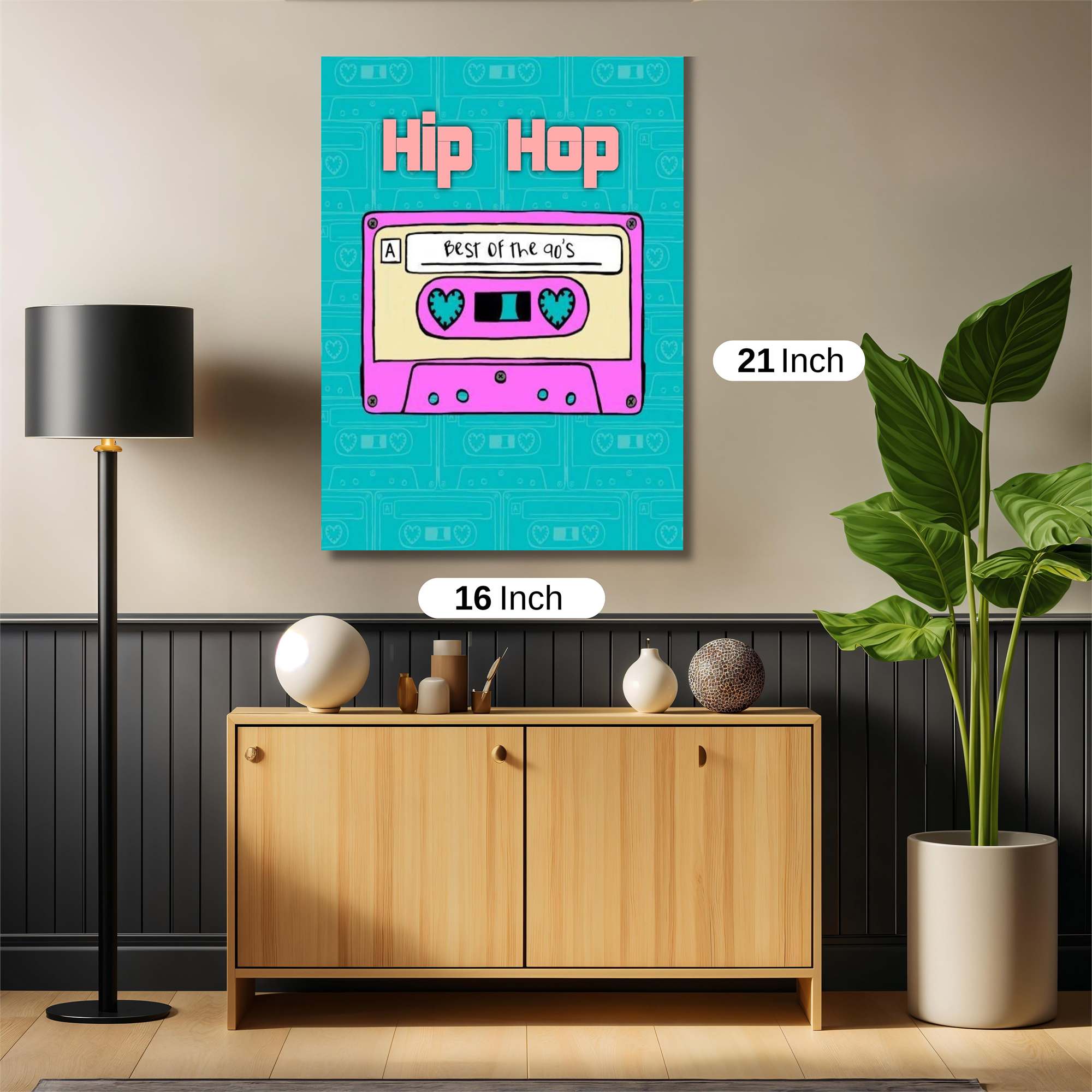 Hip Hop Nostalgic Safe Wall Magnetic / M