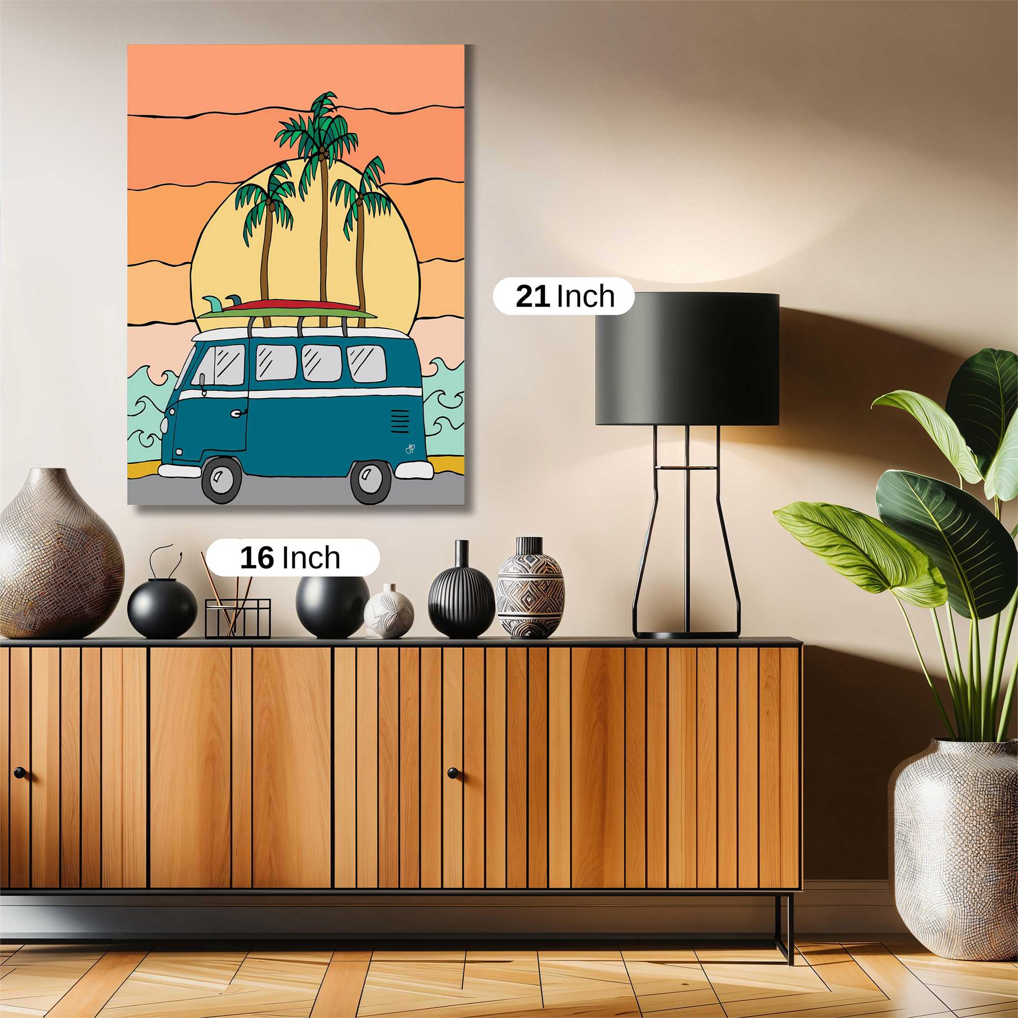 Sunset Serenity Safe Wall Magnetic / M