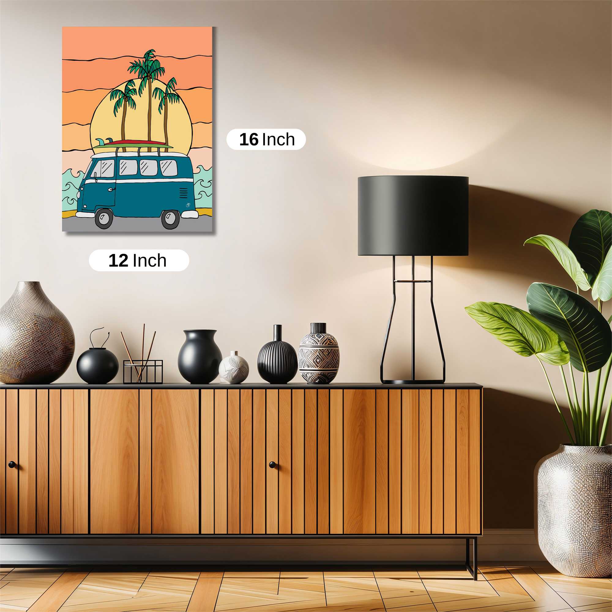 Sunset Serenity Safe Wall Magnetic / M