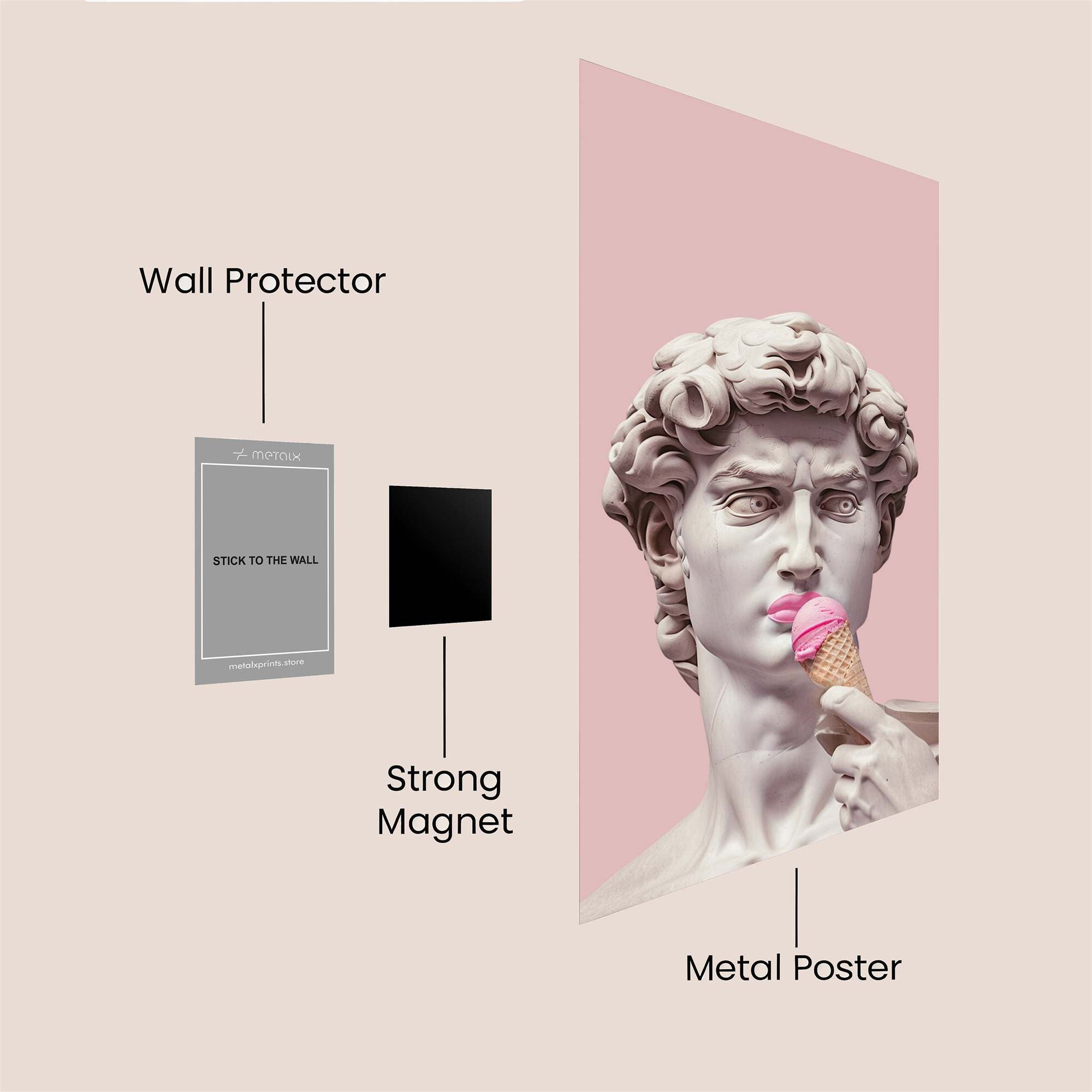 David Delights Safe Wall Magnetic / M