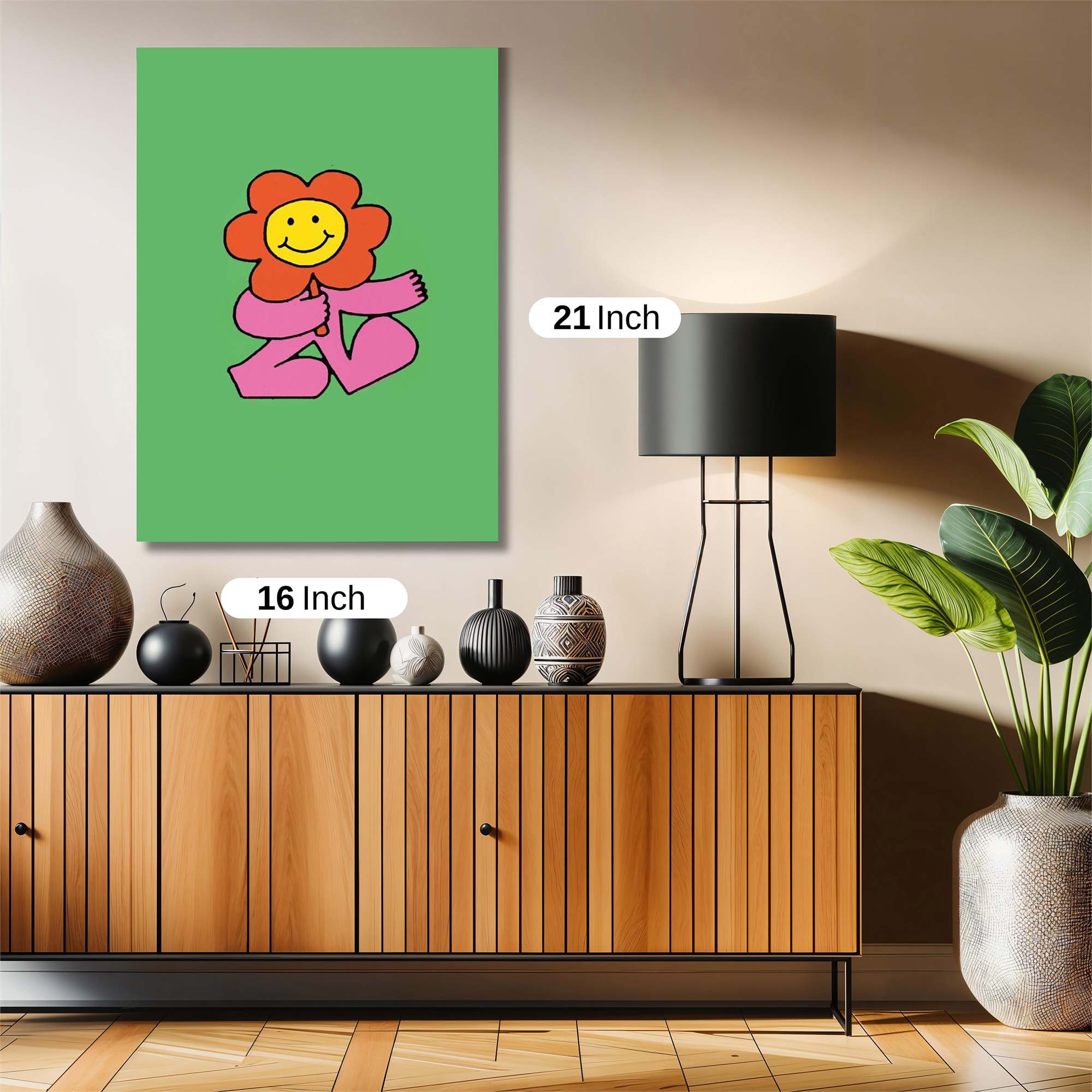 Flower Frolic Safe Wall Magnetic / M