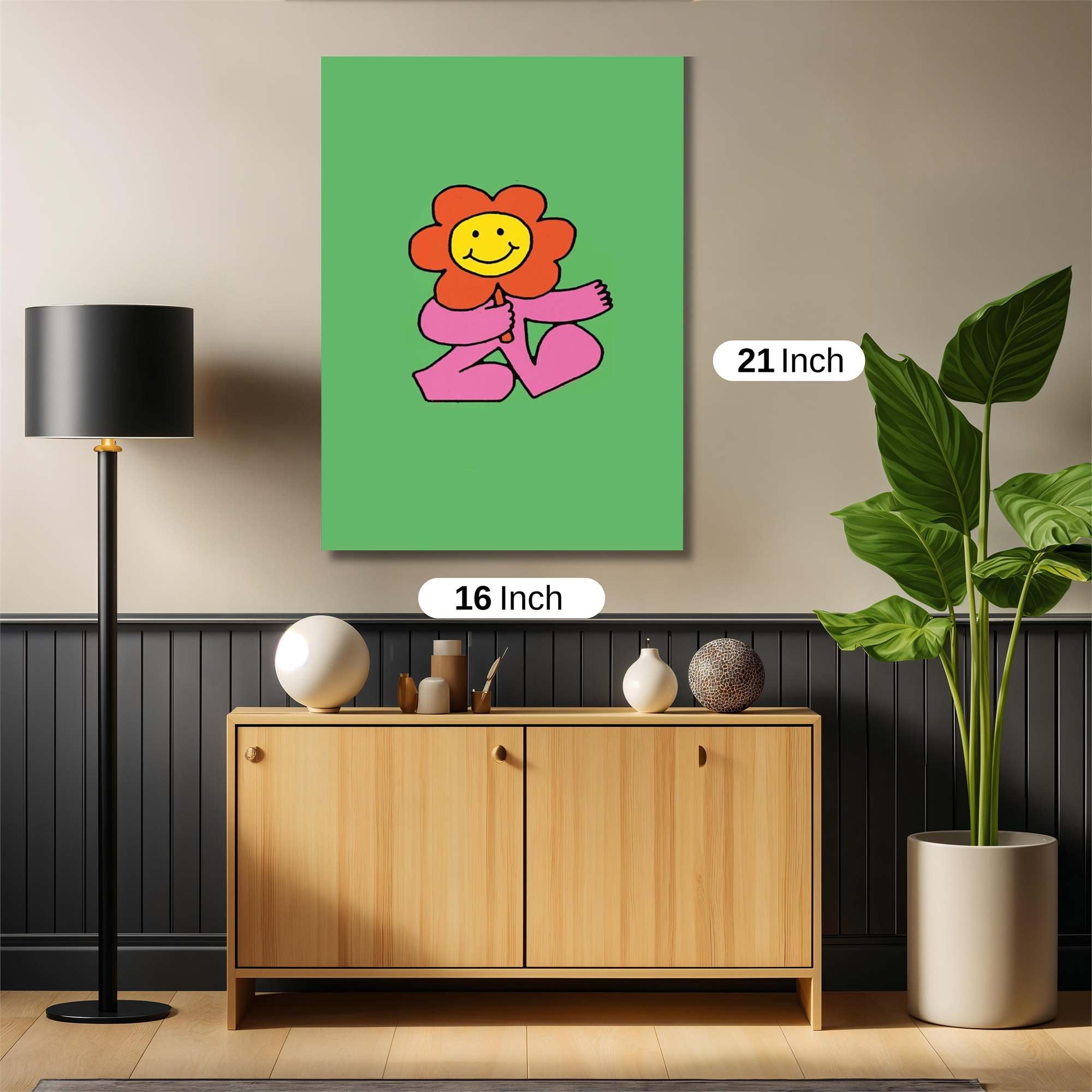 Flower Frolic Safe Wall Magnetic / M
