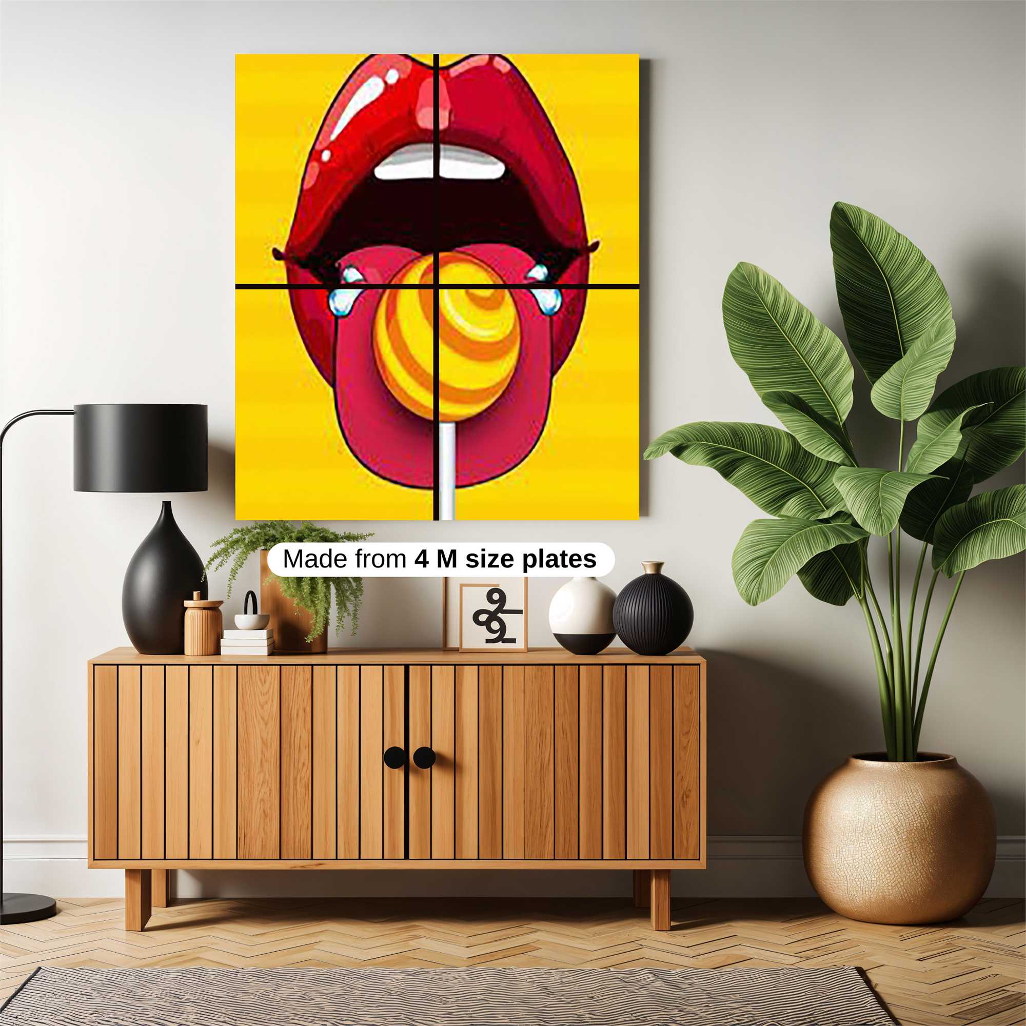 Lollipop Whimsy Safe Wall Magnetic / M
