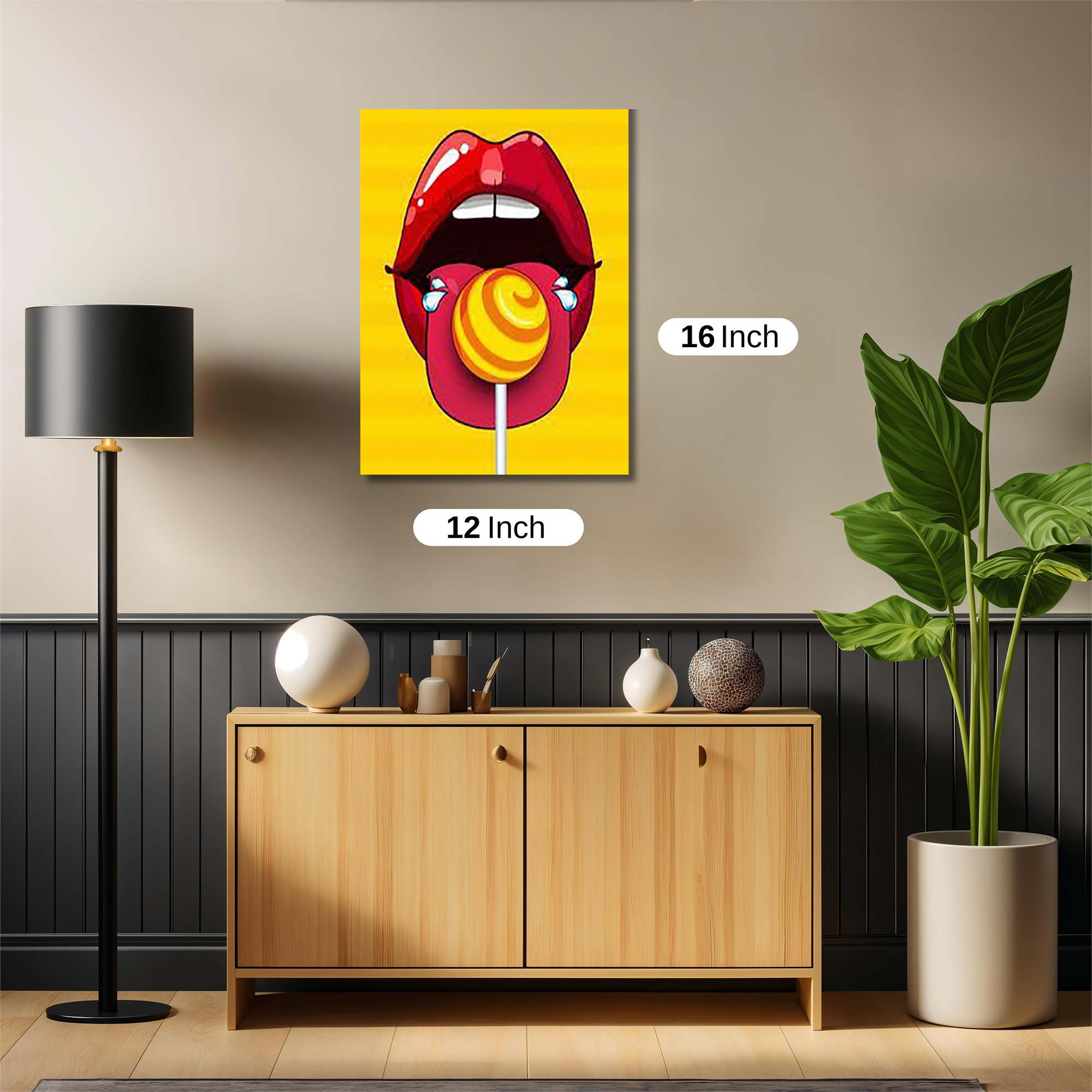 Lollipop Whimsy Safe Wall Magnetic / M