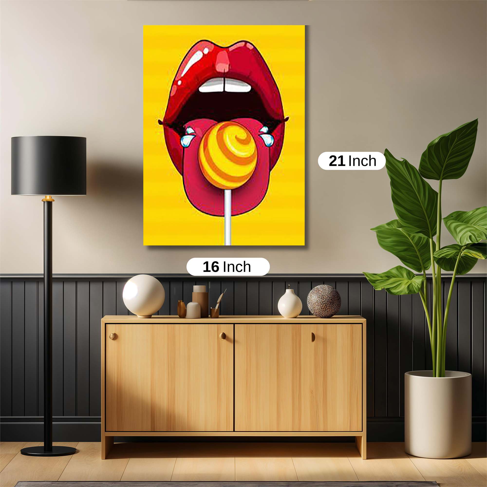 Lollipop Whimsy Safe Wall Magnetic / M