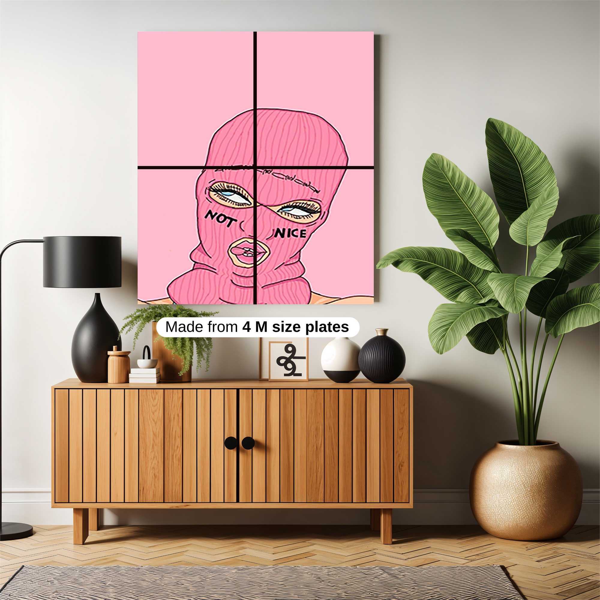 Masked Rebellion Safe Wall Magnetic / M