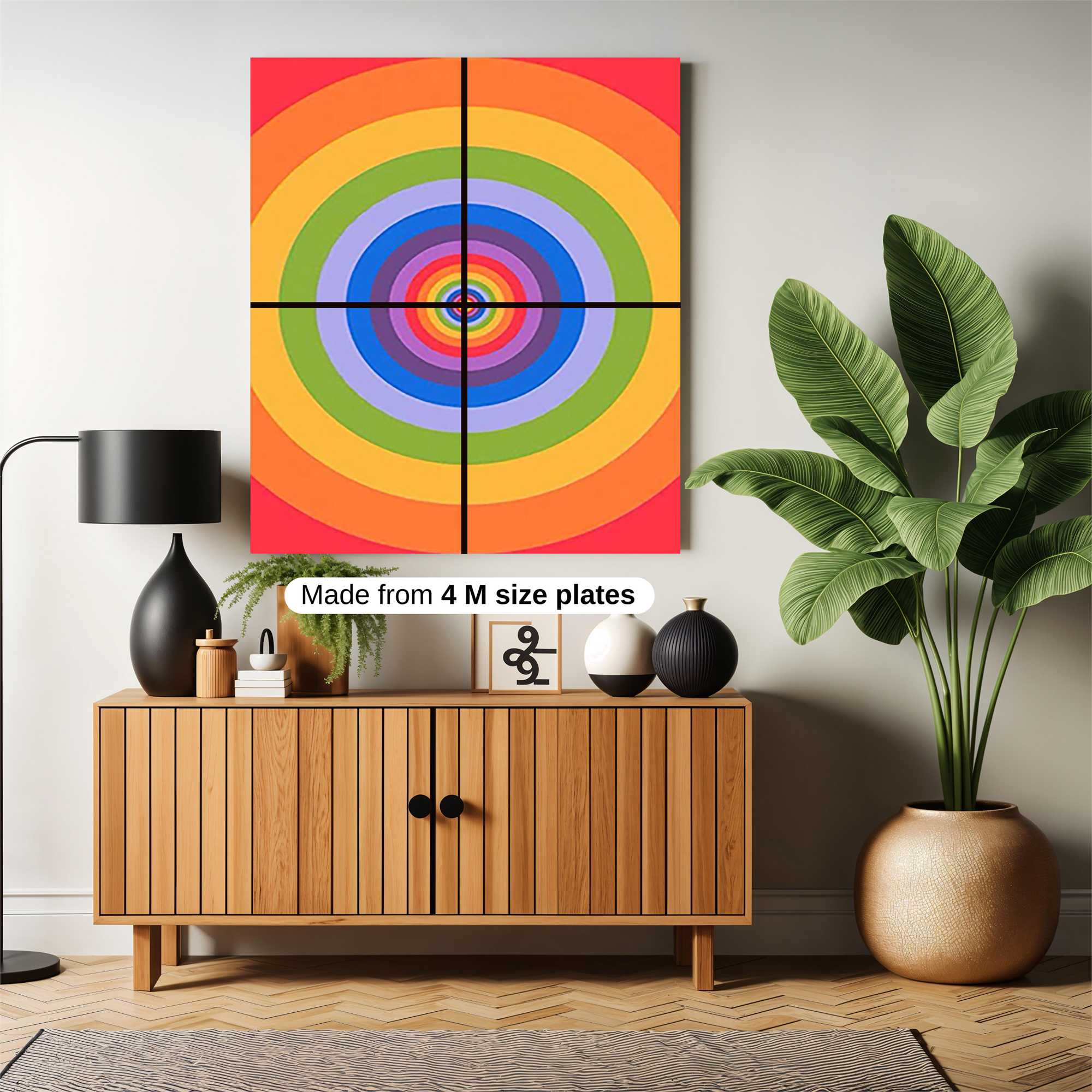 Rainbow Vortex Safe Wall Magnetic / M