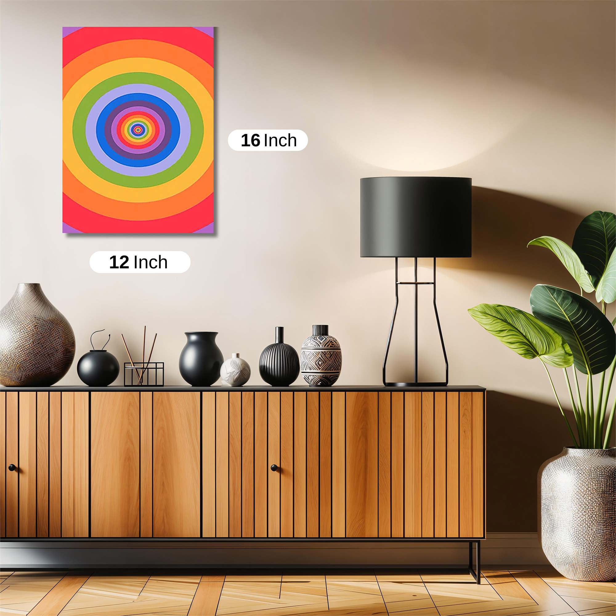 Rainbow Vortex Safe Wall Magnetic / M