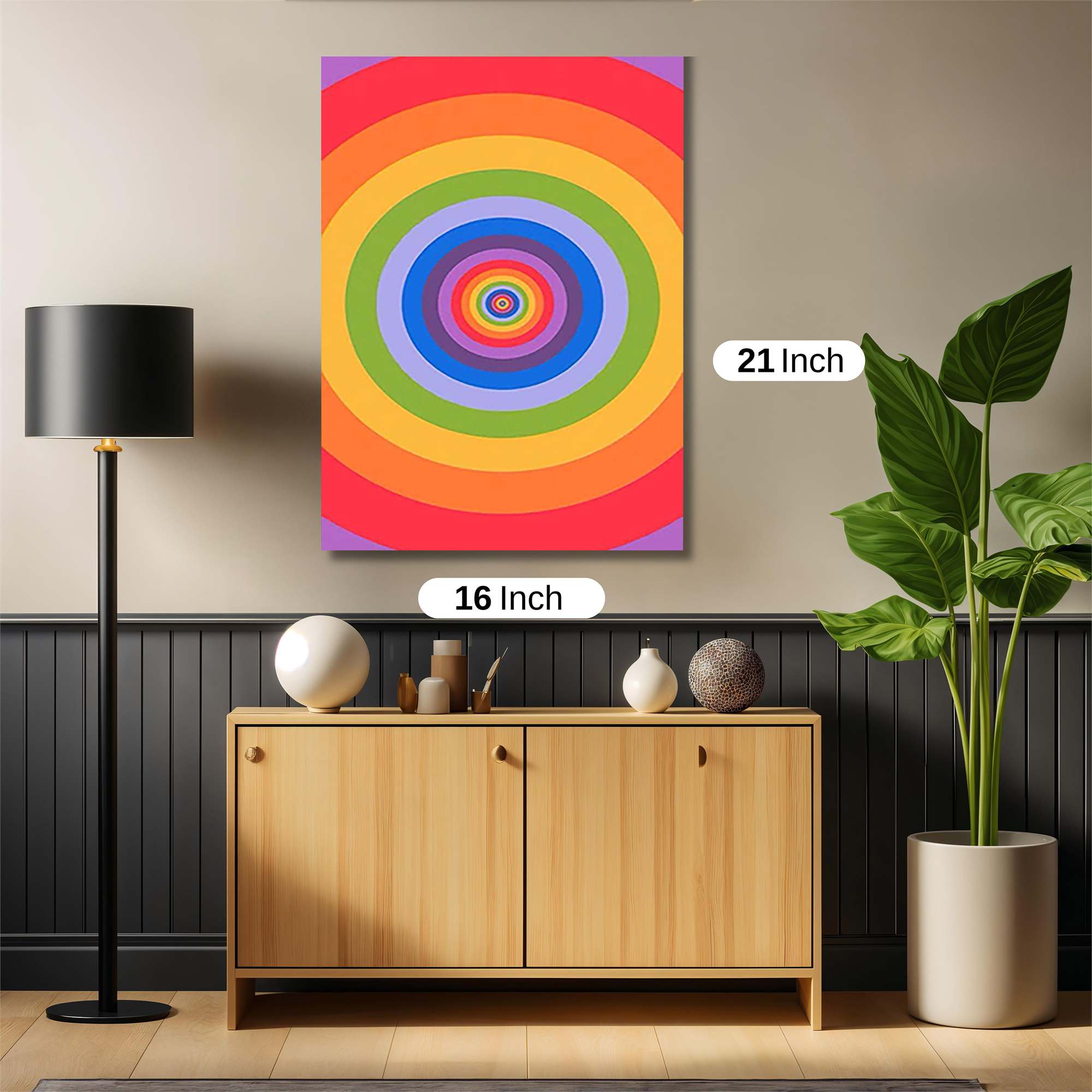 Rainbow Vortex Safe Wall Magnetic / M