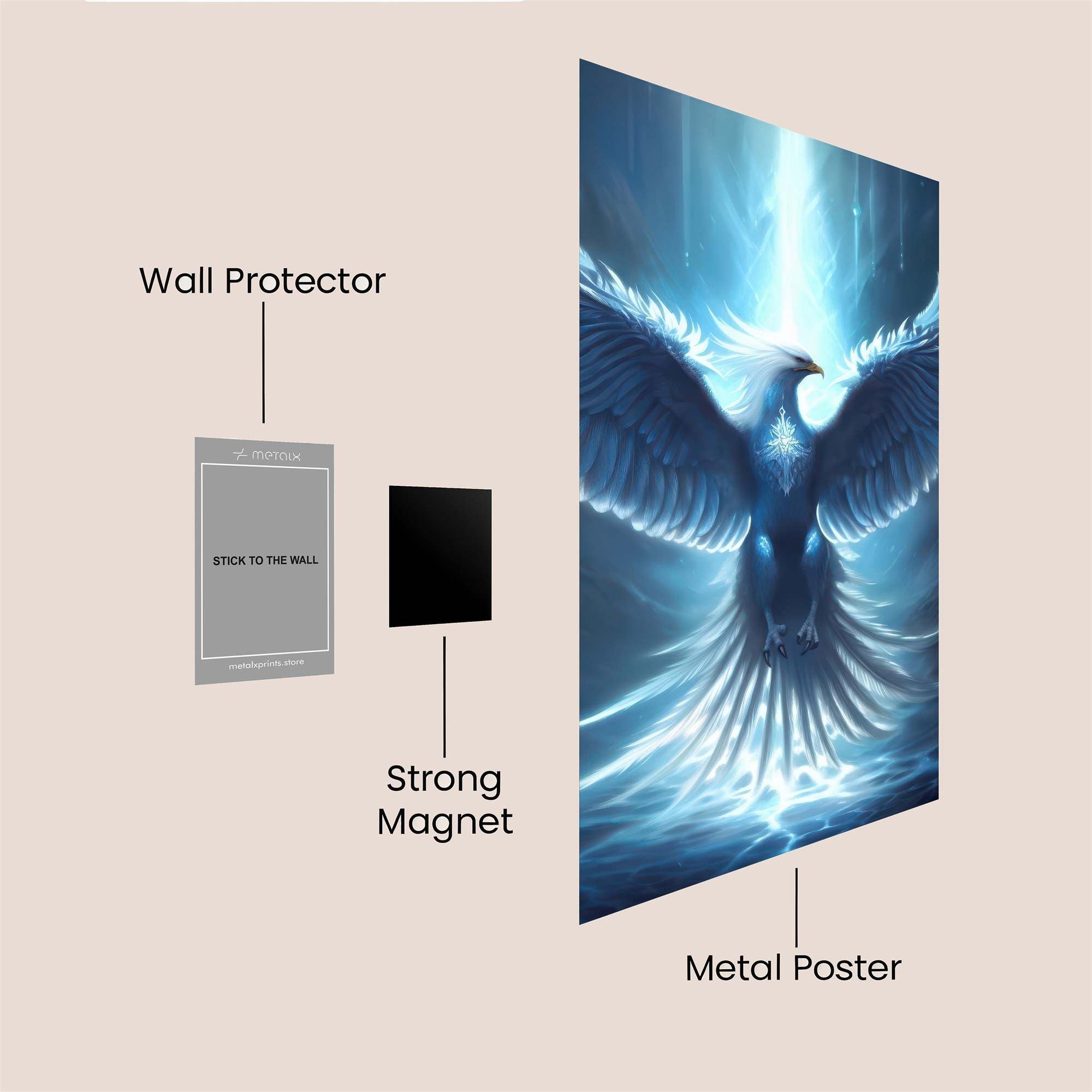Phoenix Radiance Safe Wall Magnetic / M