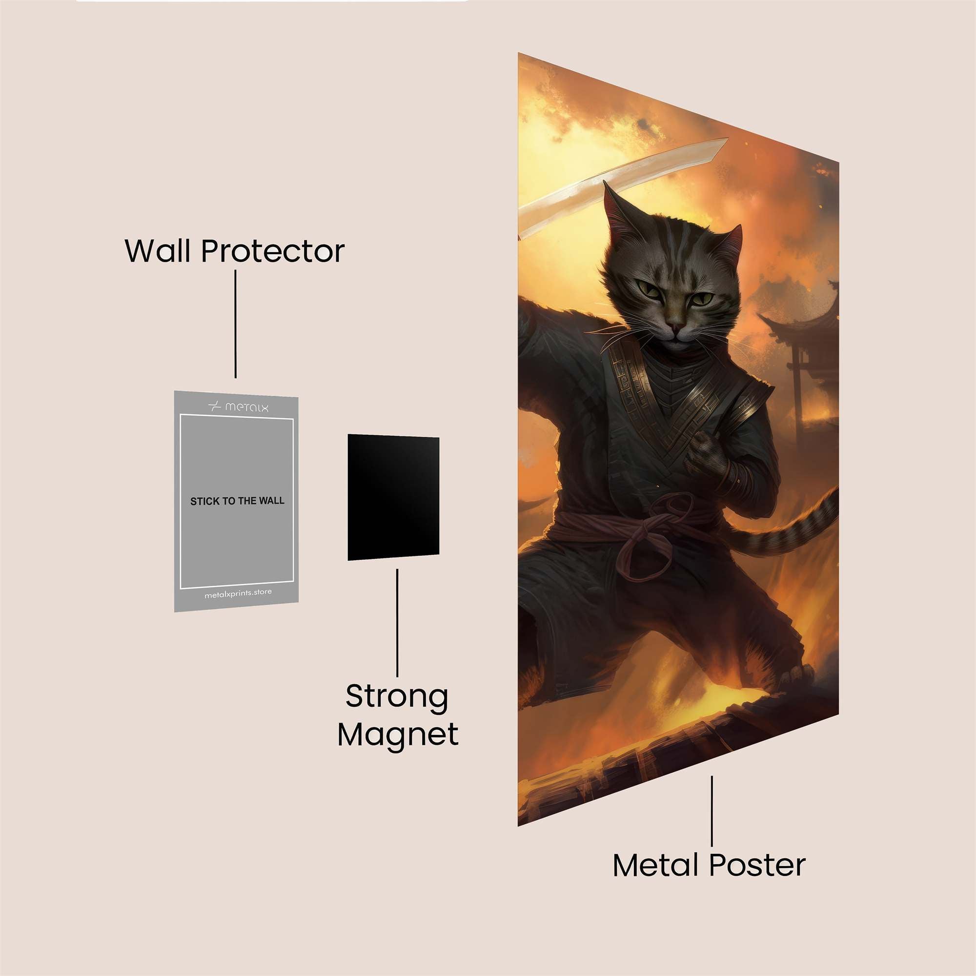 Ninja Valor Safe Wall Magnetic / M