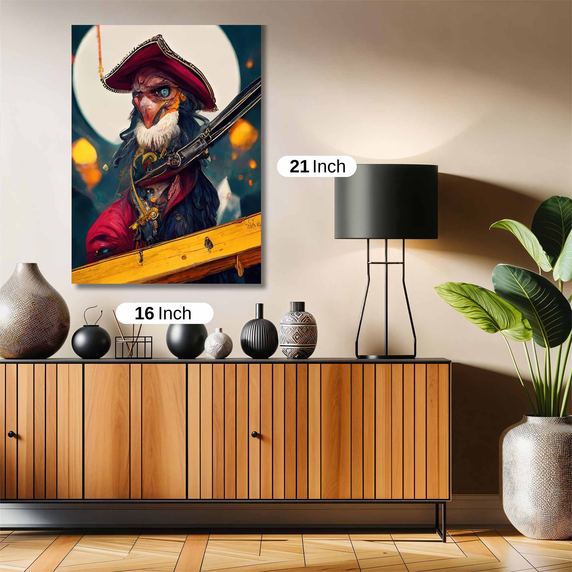 Pirate Menace Safe Wall Magnetic / M