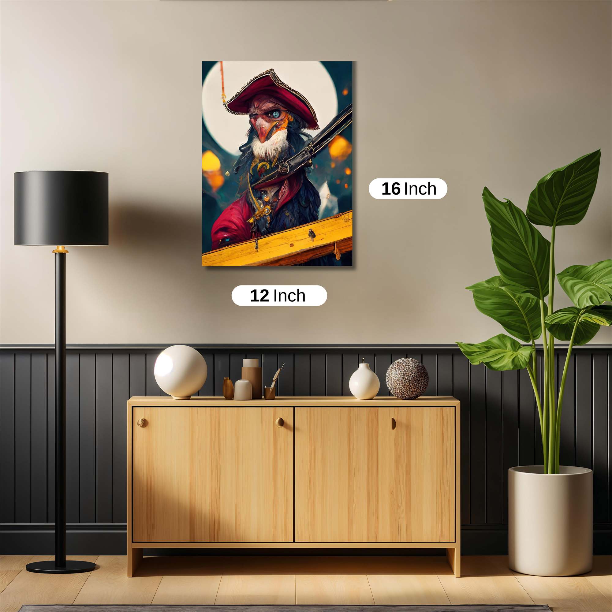 Pirate Menace Safe Wall Magnetic / M