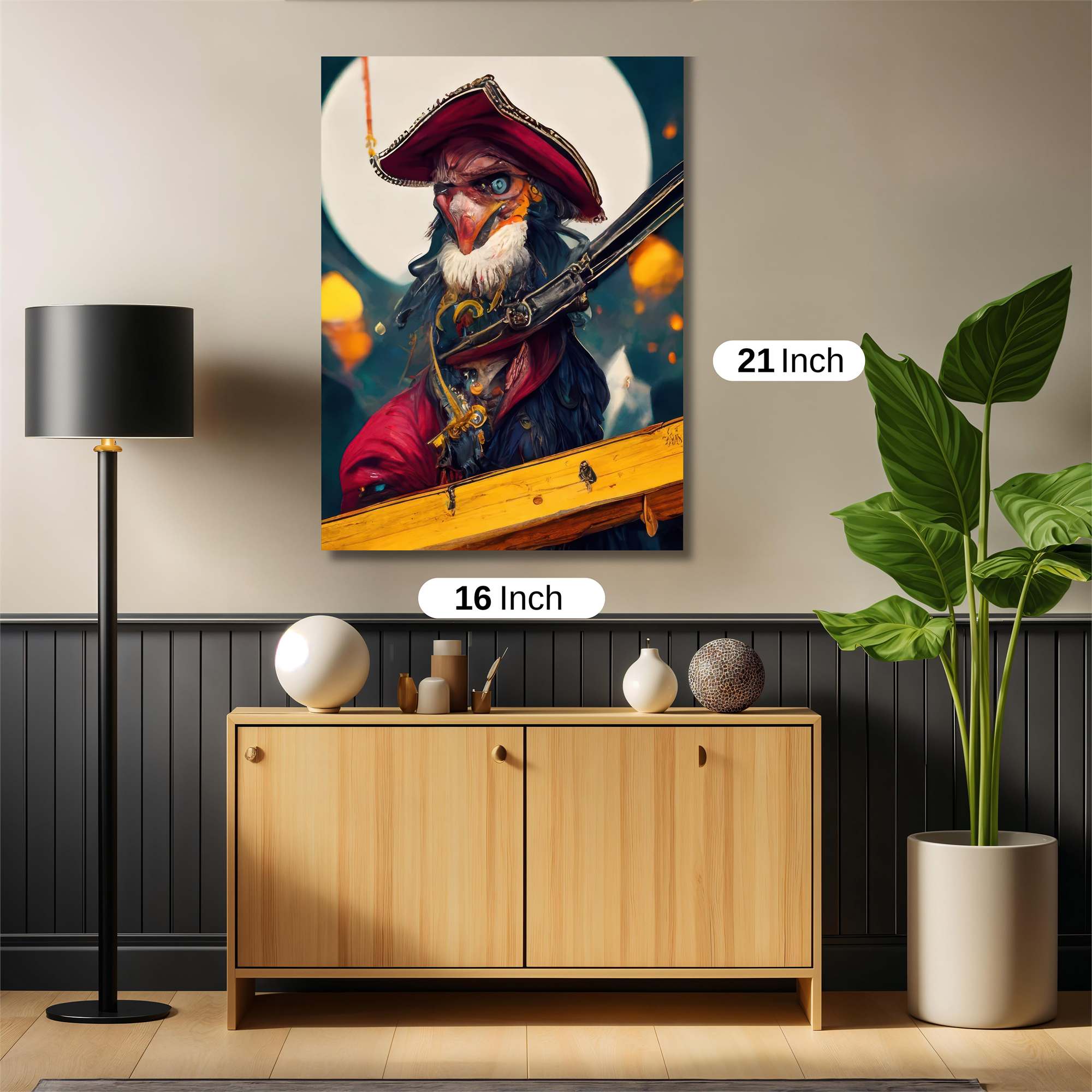 Pirate Menace Safe Wall Magnetic / M