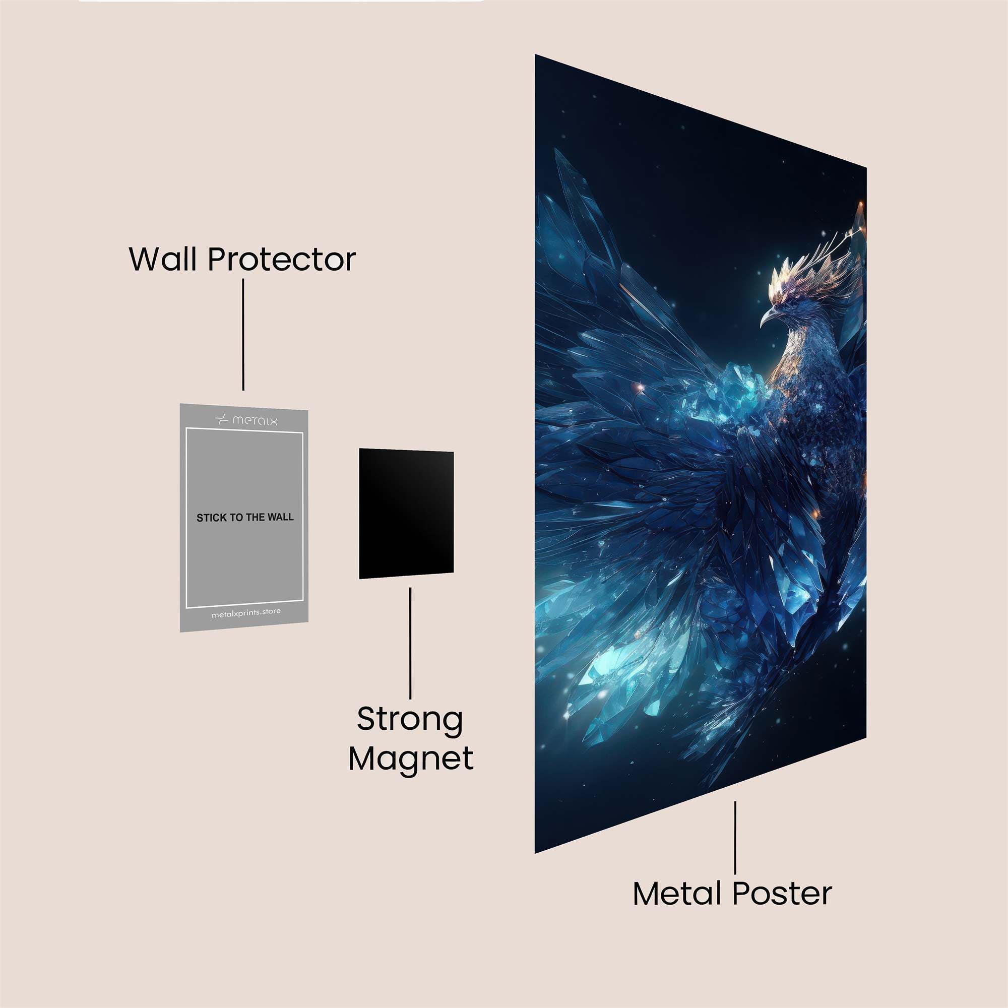 Phoenix Radiant Safe Wall Magnetic / M