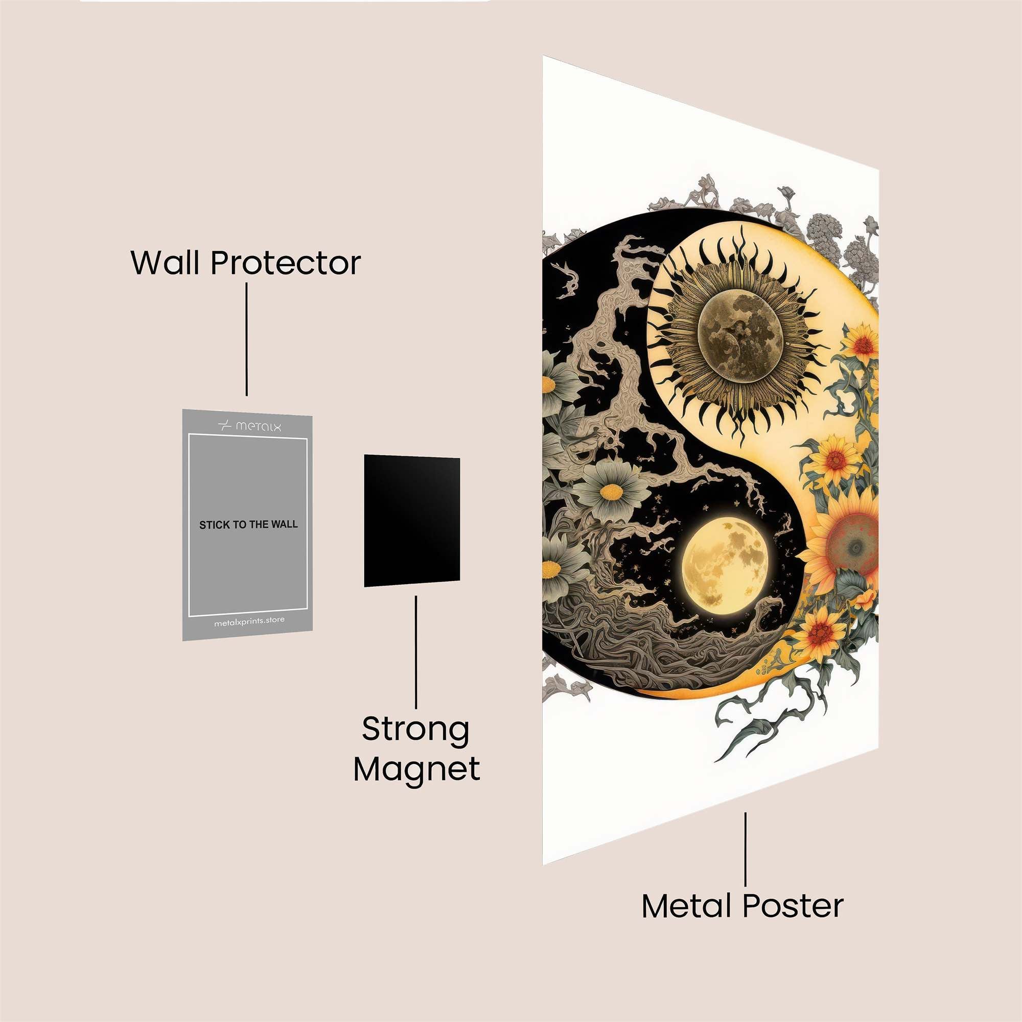 YinYang Serenity Safe Wall Magnetic / M