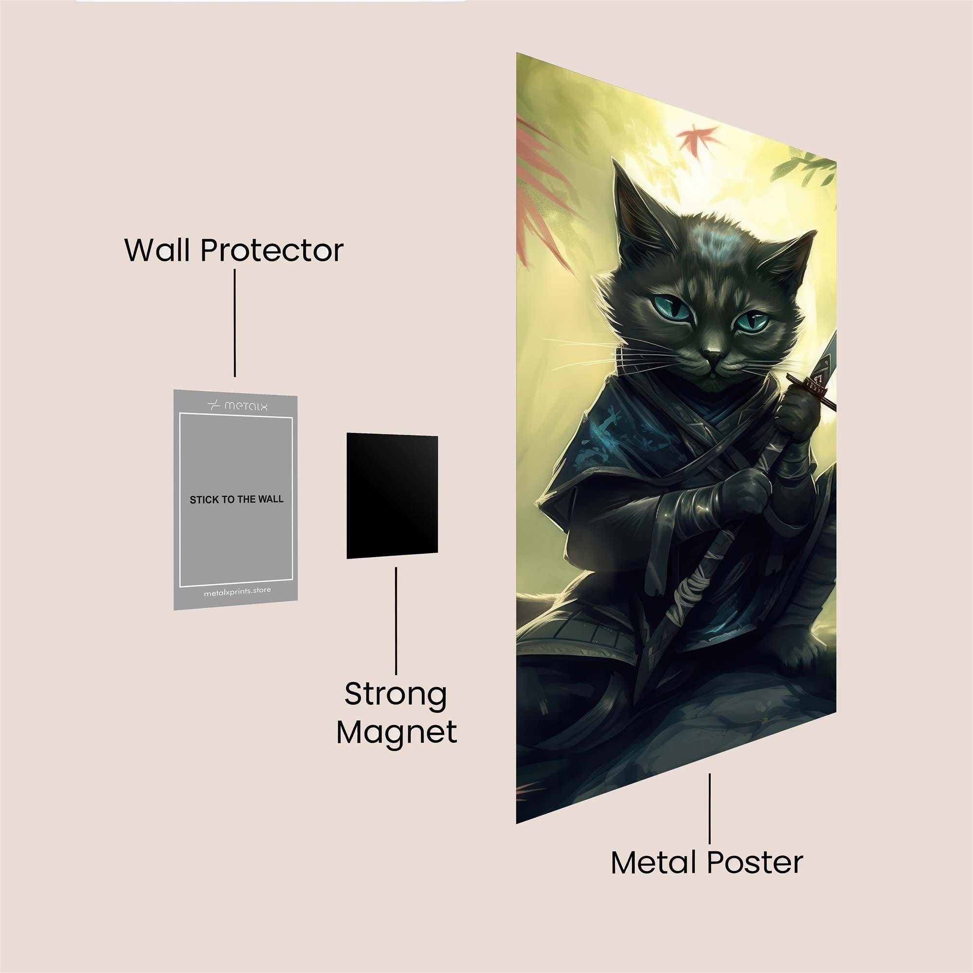 Ninja Serenity Safe Wall Magnetic / M