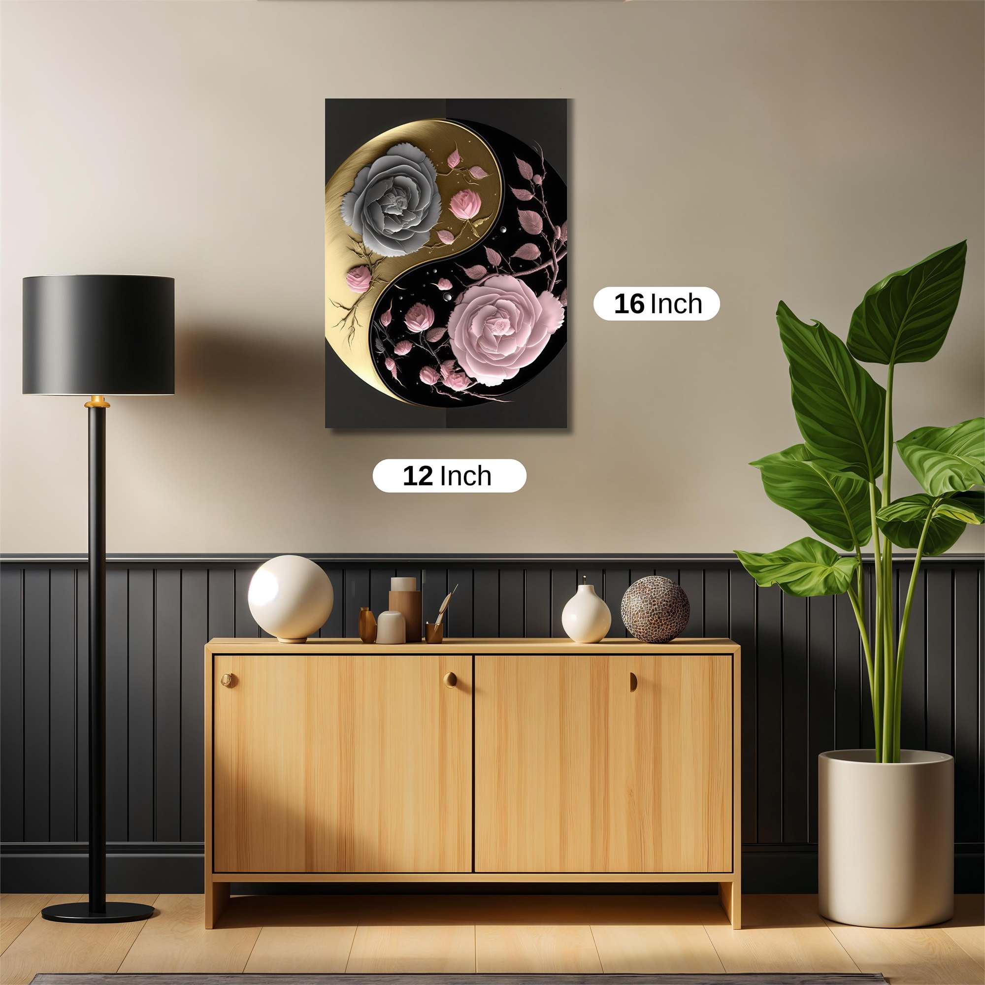 Yin-Yang Harmony Safe Wall Magnetic / M