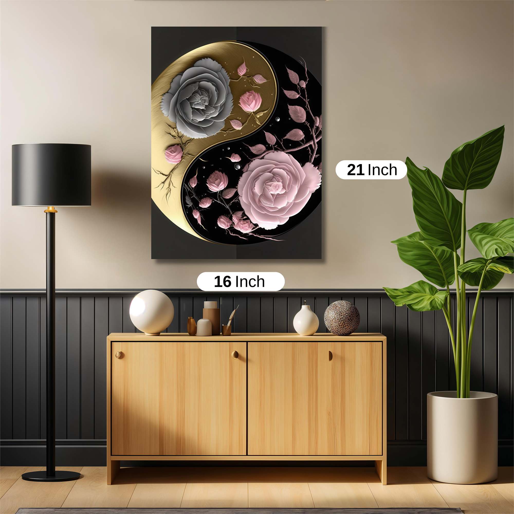 Yin-Yang Harmony Safe Wall Magnetic / M