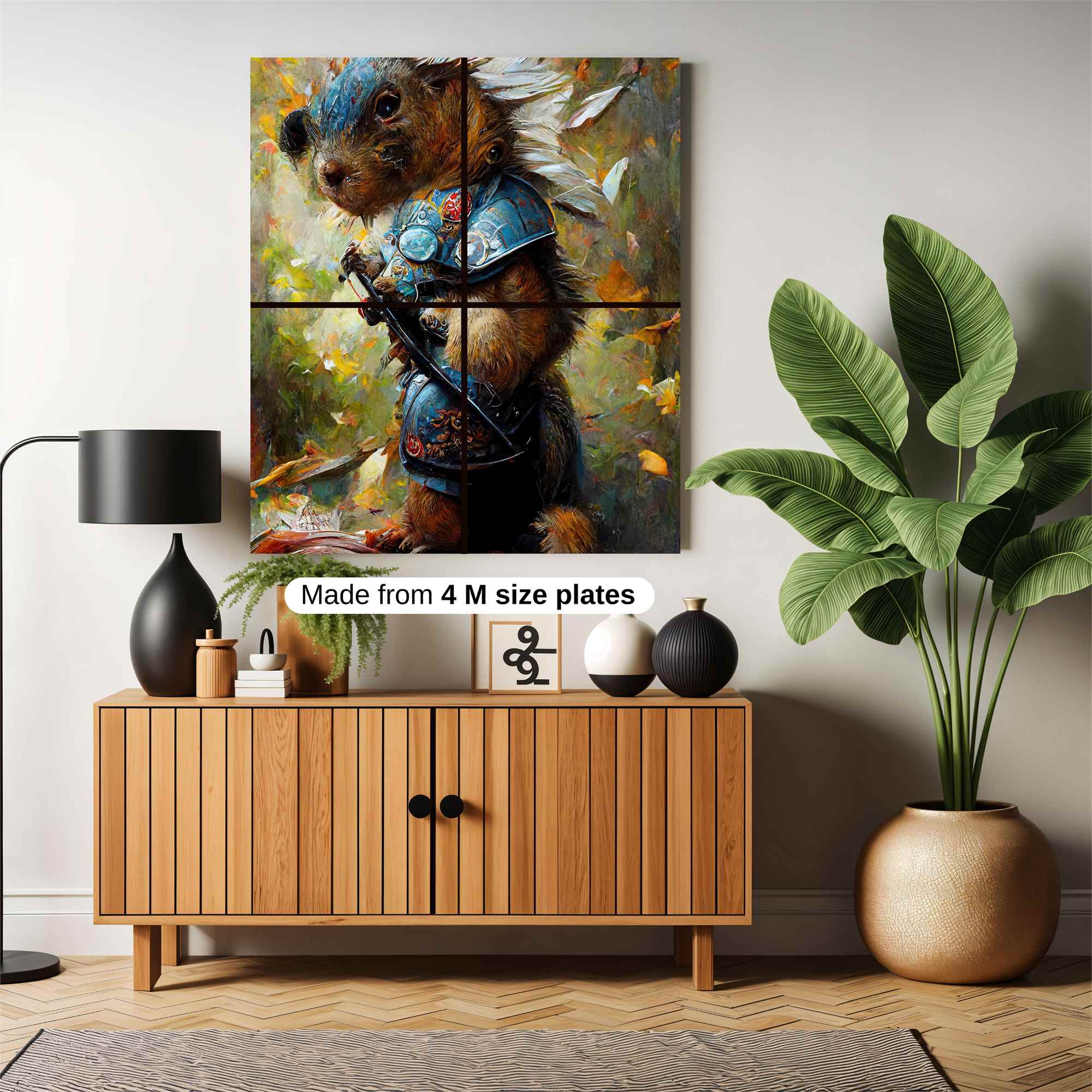 Warrior Squirrel Safe Wall Magnetic / M