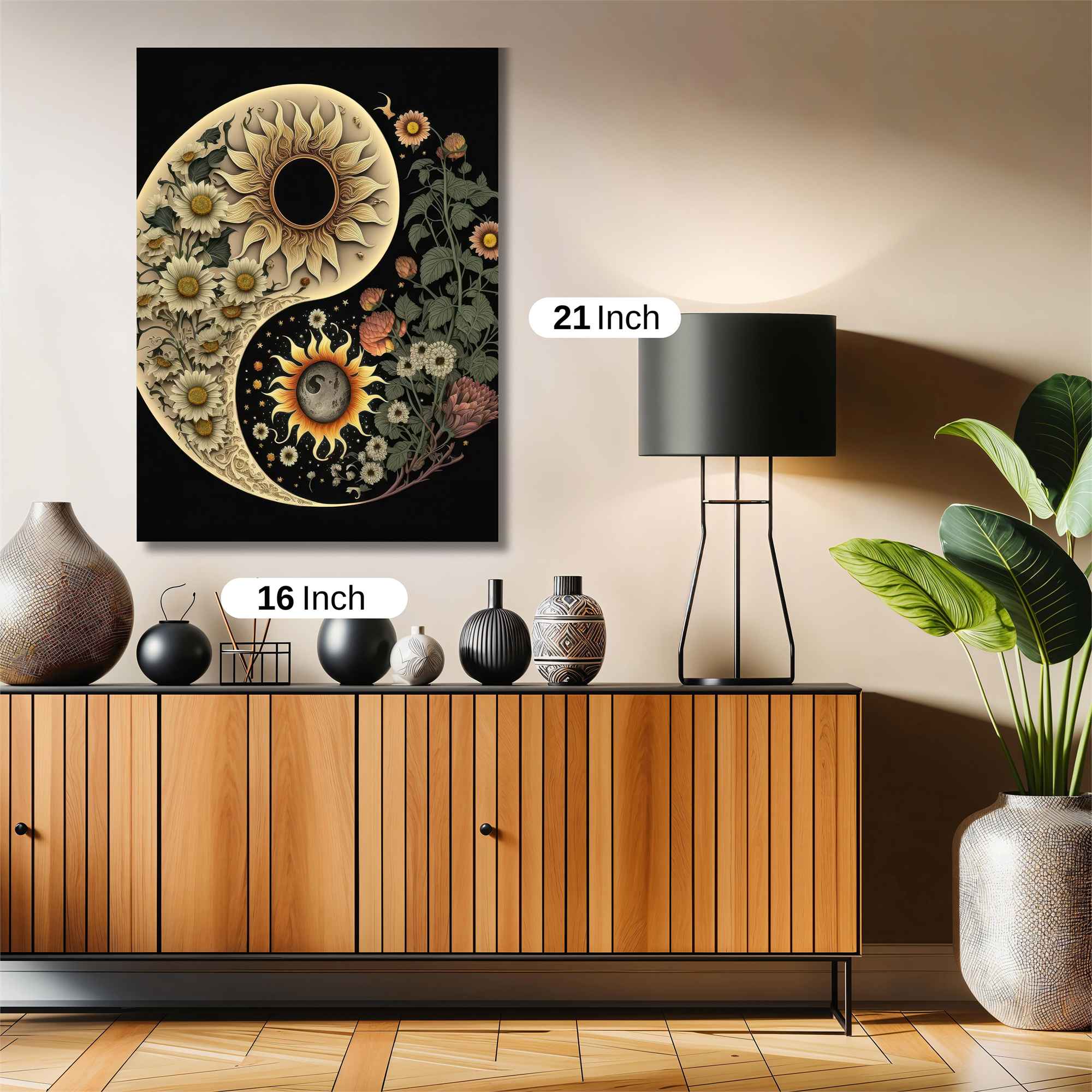 Sunflower Serenity Safe Wall Magnetic / M