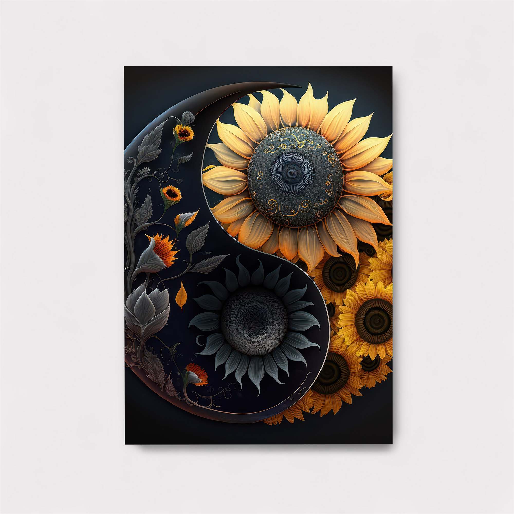 Sunflower Serenity Safe Wall Magnetic / M