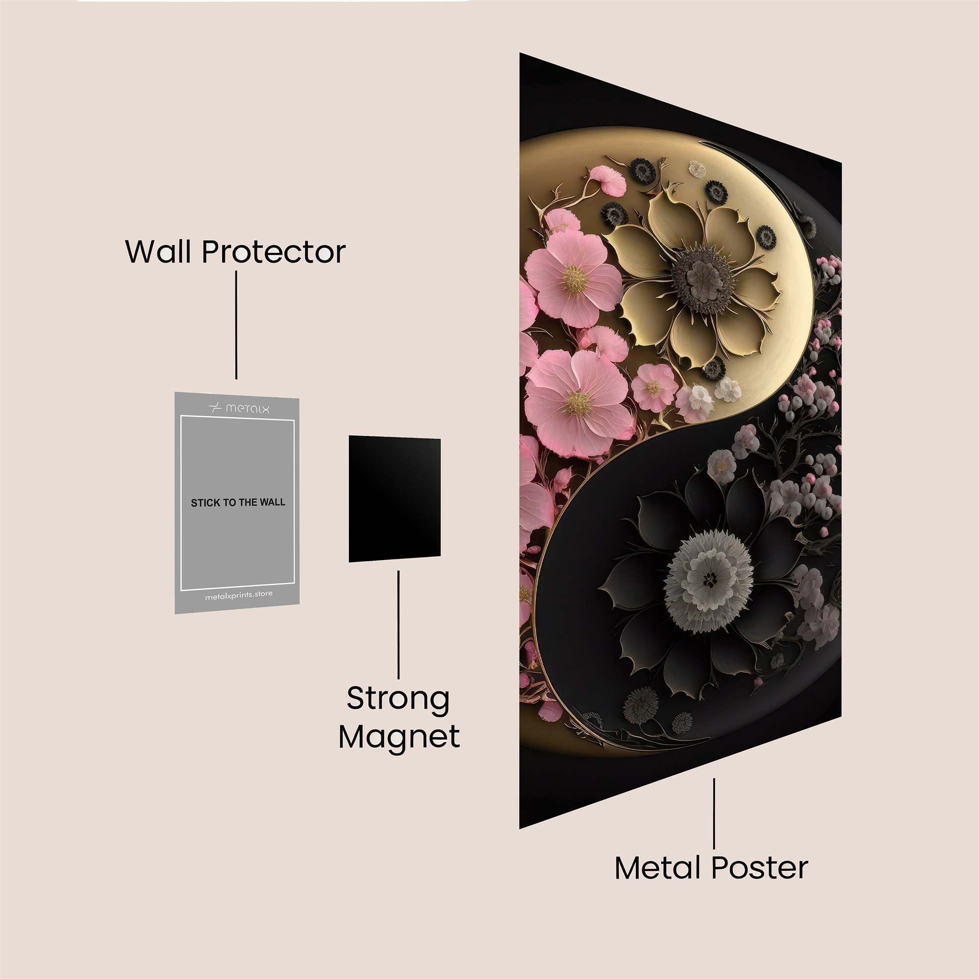 YinBlossom Safe Wall Magnetic / M