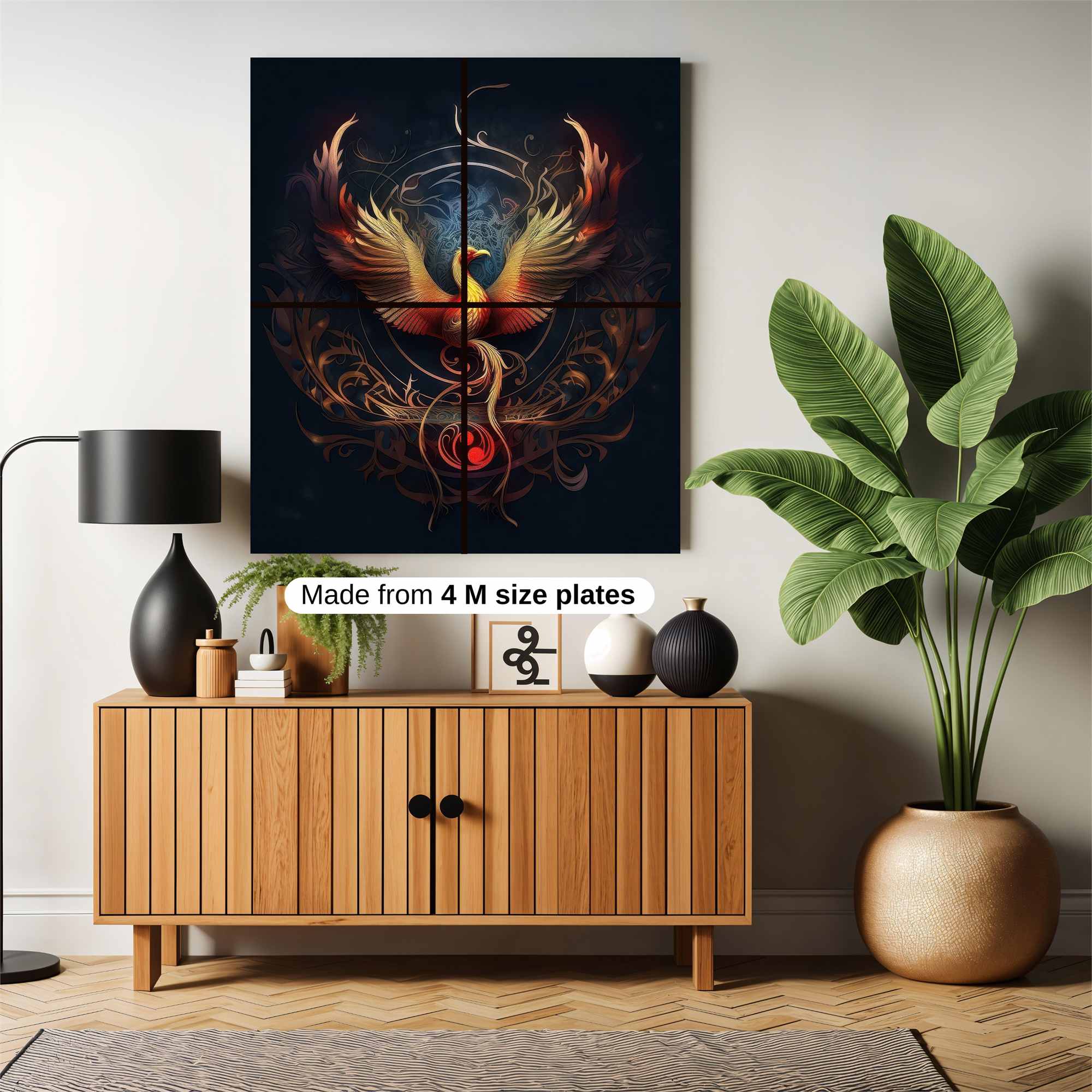 Phoenix Rebirth Safe Wall Magnetic / M