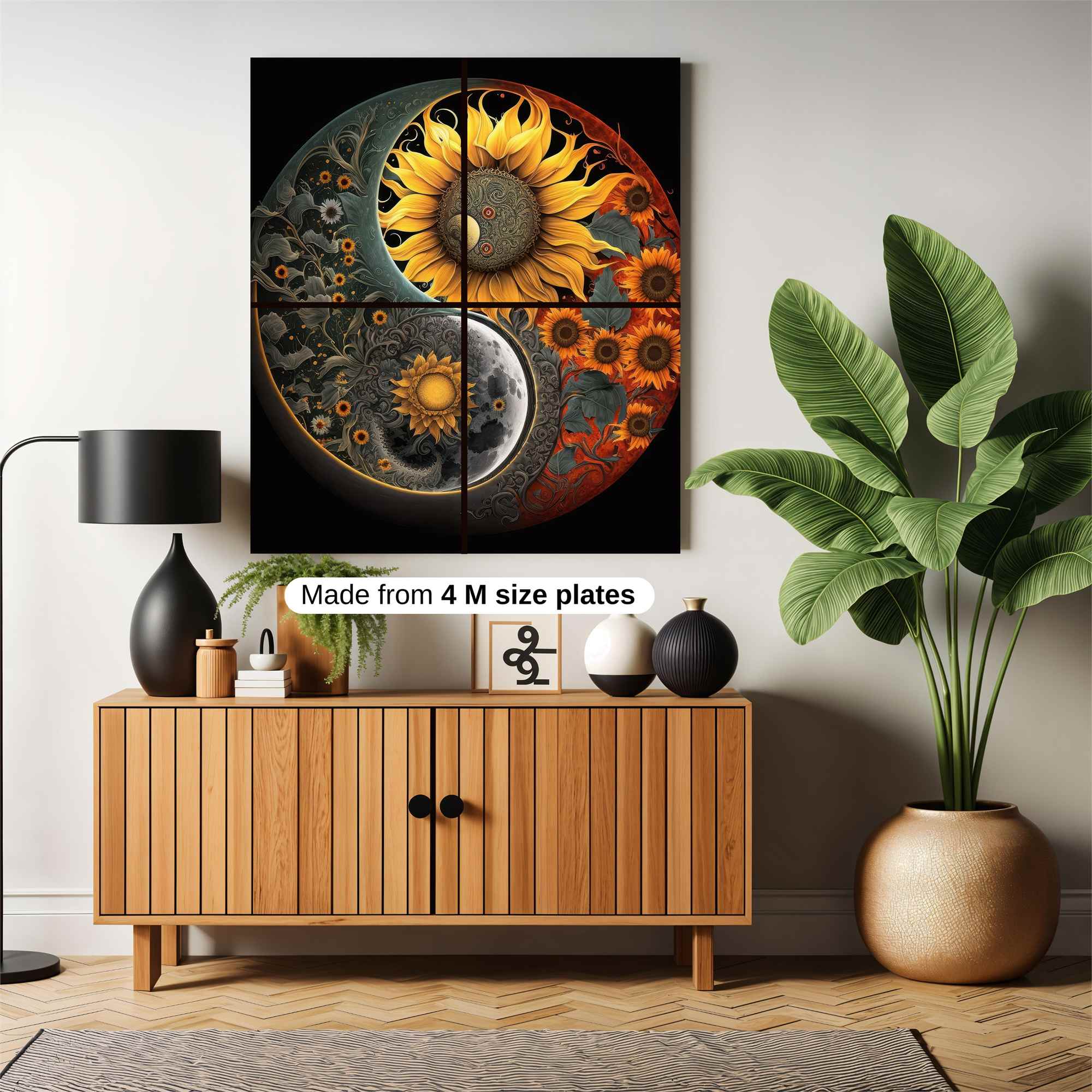 Sunflower Harmony Safe Wall Magnetic / M